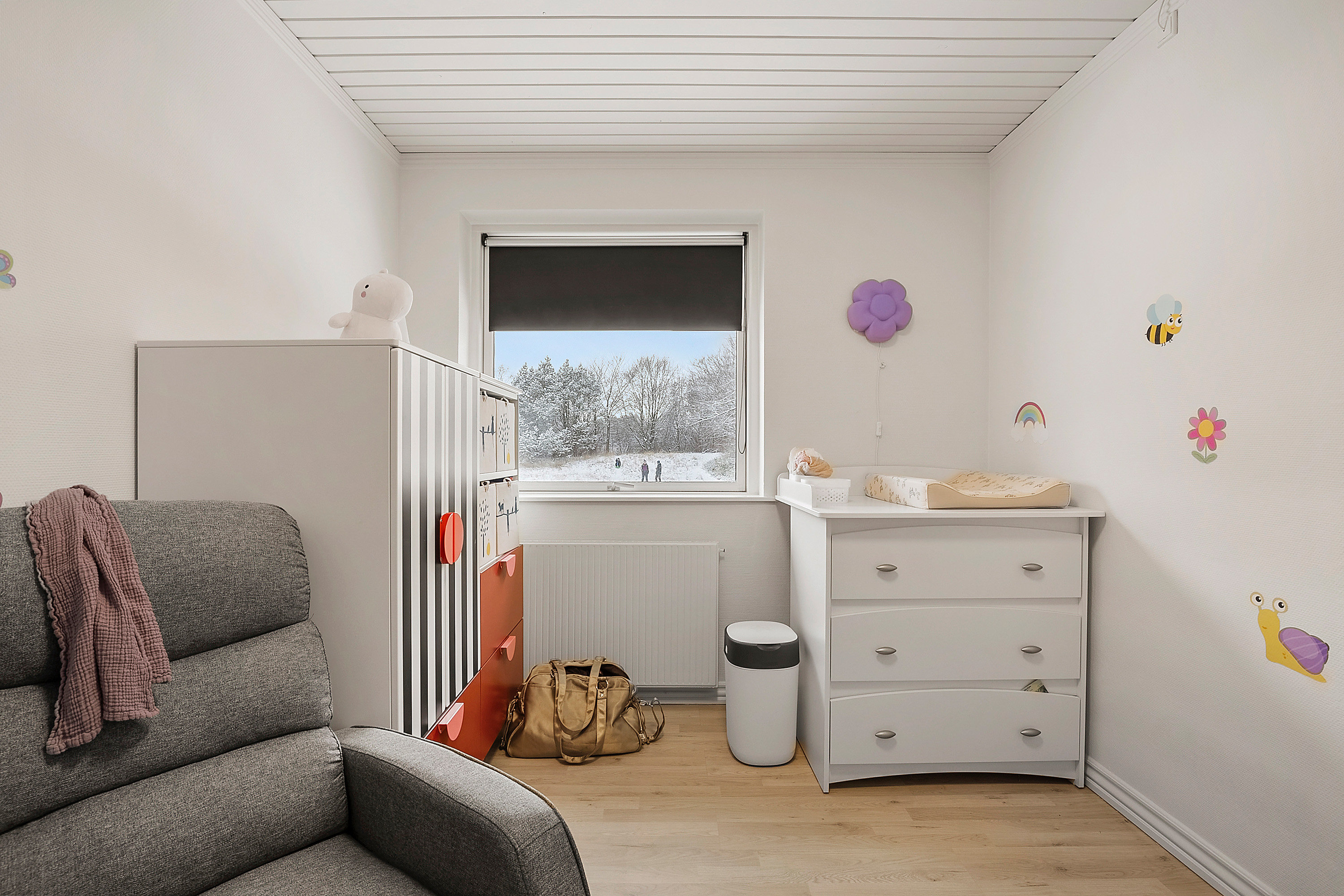 Fremhævet værelse billede i fuldskærmstilstand. Billede af Duedalen 28, 5240 Odense NØ