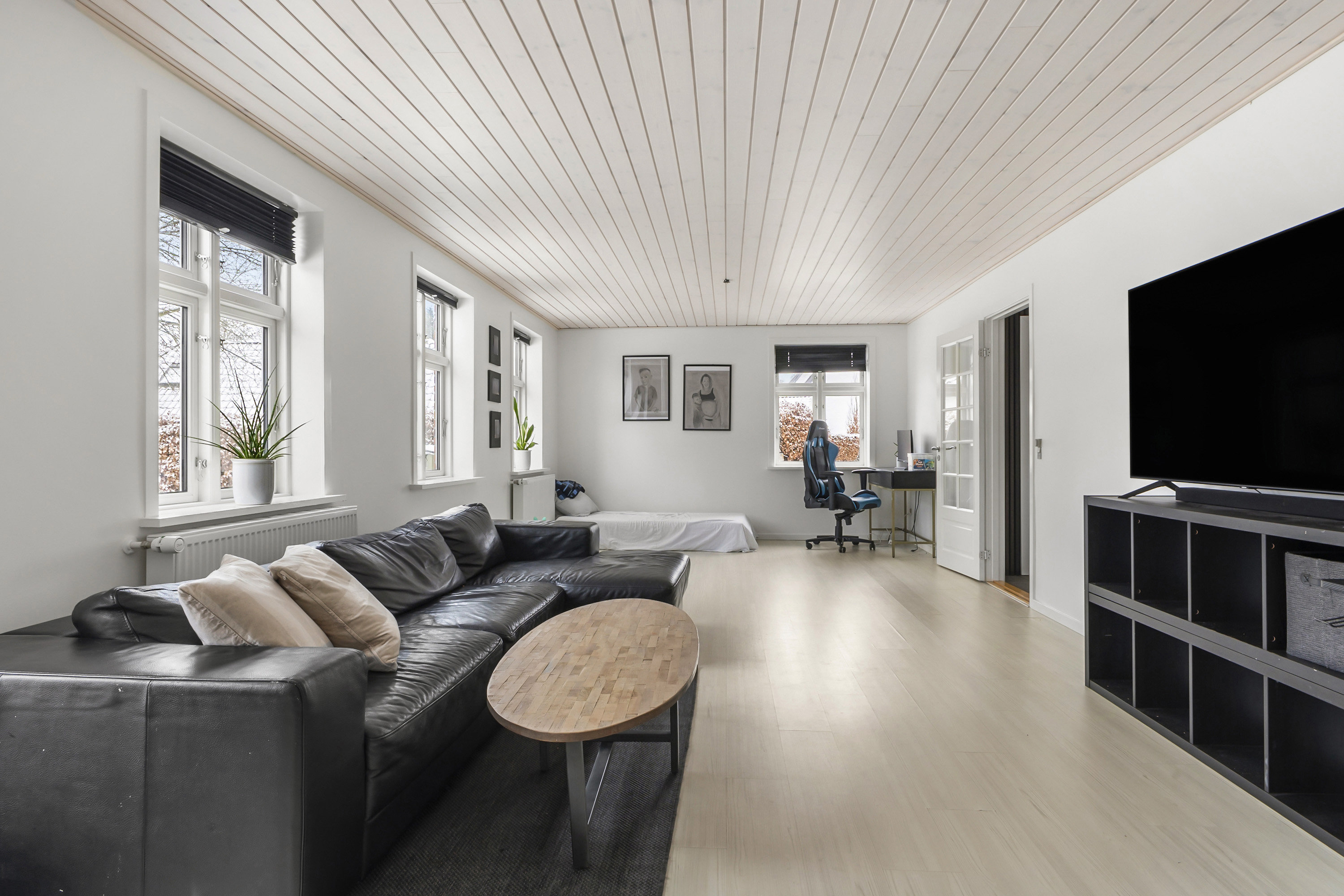 Fremhævet stue billede i fuldskærmstilstand. Billede af Mejerivej 1, Hjerting, 6630 Rødding