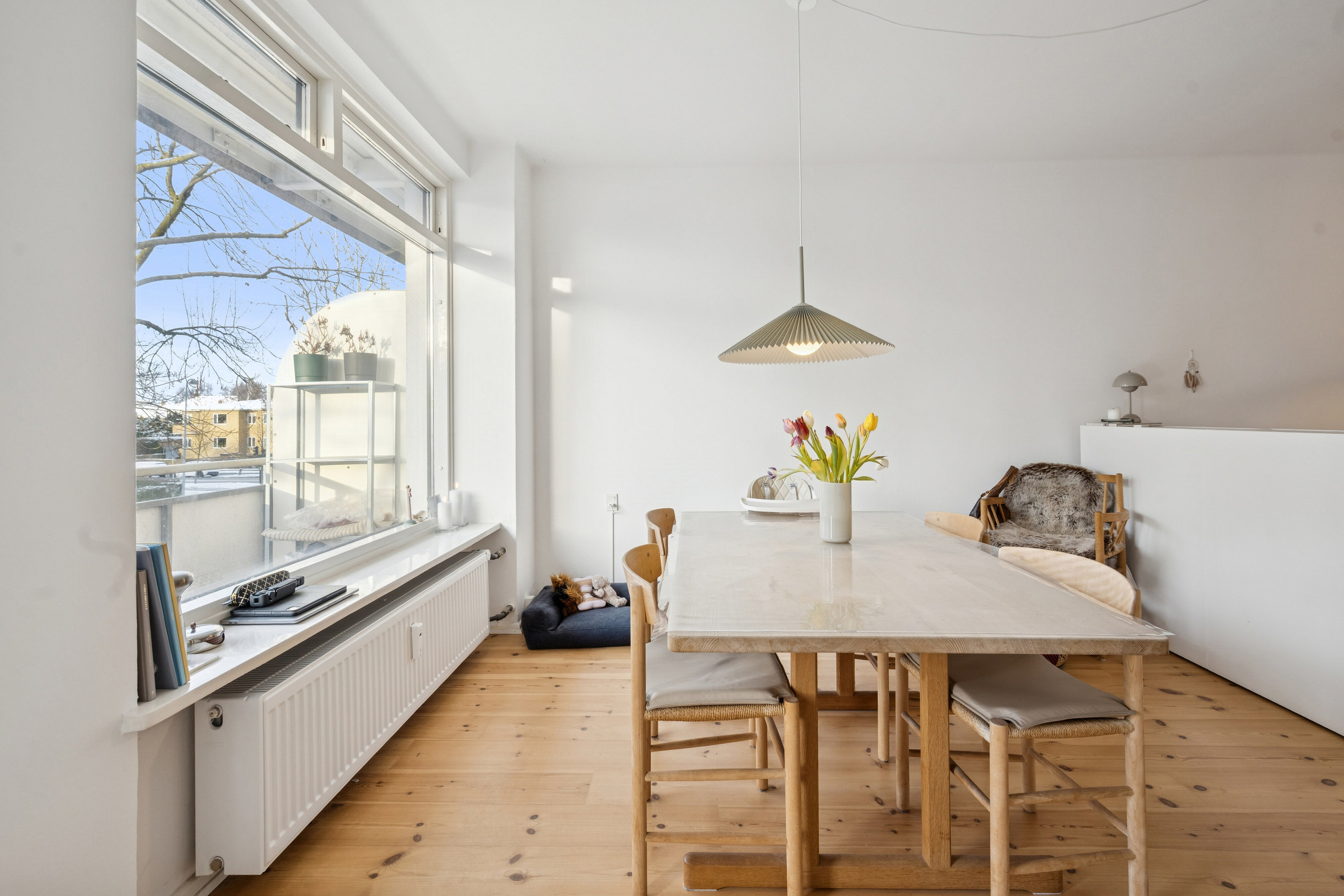 Fremhævet spisestue billede i fuldskærmstilstand. Billede af Ulrikkenborg Alle 39, 1. tv., 2800 Kongens Lyngby