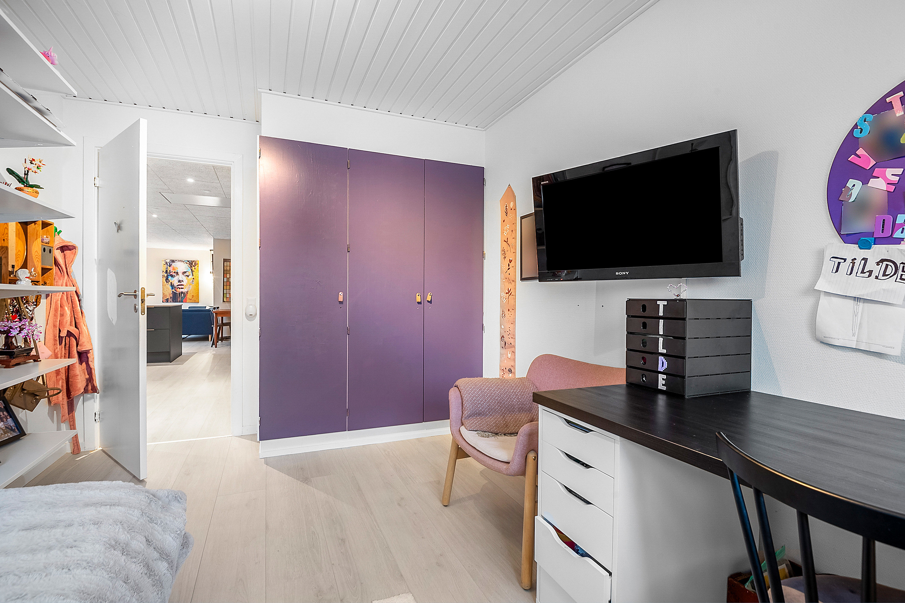 Fremhævet soveværelse billede i fuldskærmstilstand. Billede af Styrmandsvænget 216, Hjerting, 6710 Esbjerg V