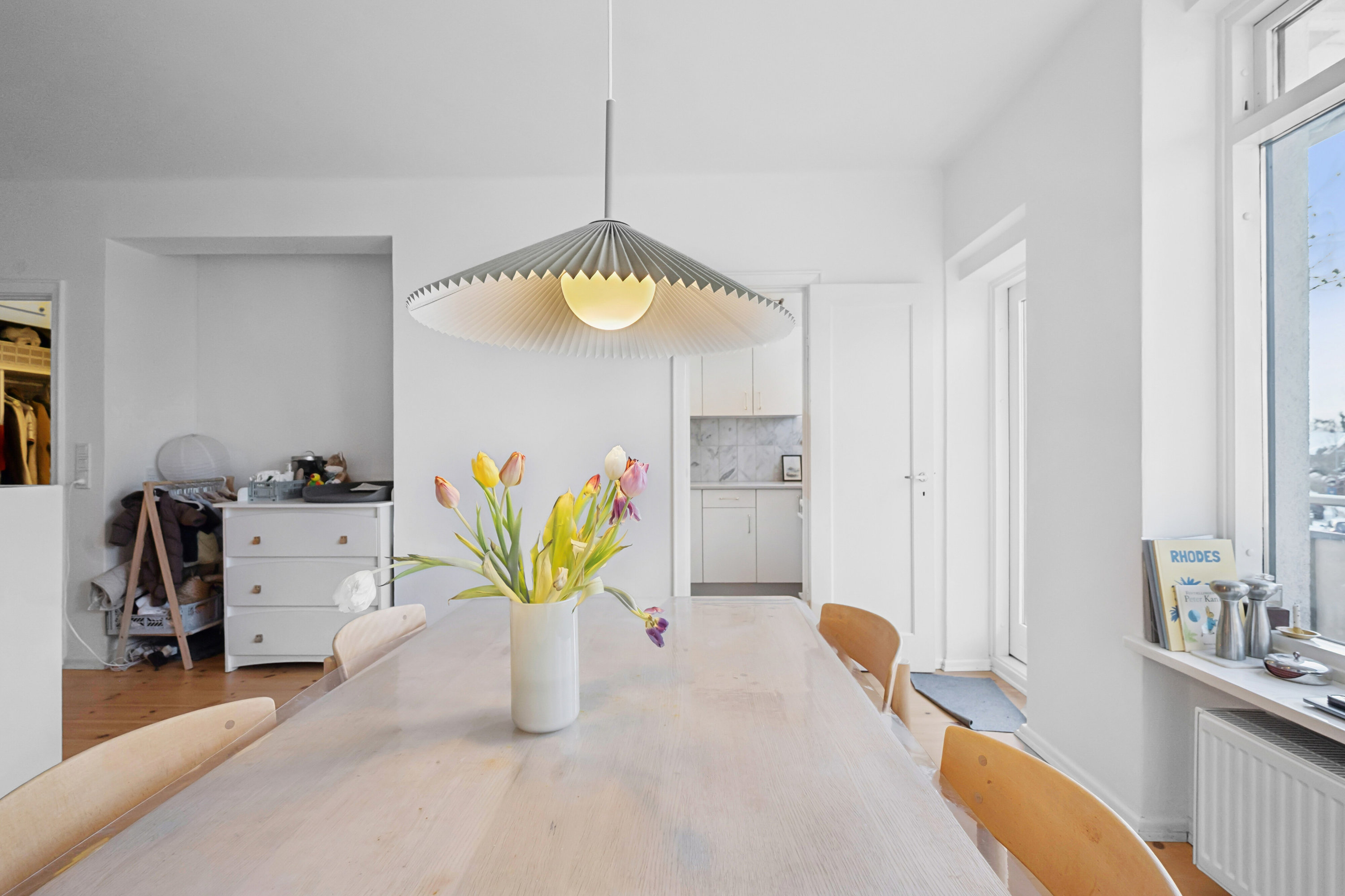 Fremhævet spisestue billede i fuldskærmstilstand. Billede af Ulrikkenborg Alle 39, 1. tv., 2800 Kongens Lyngby