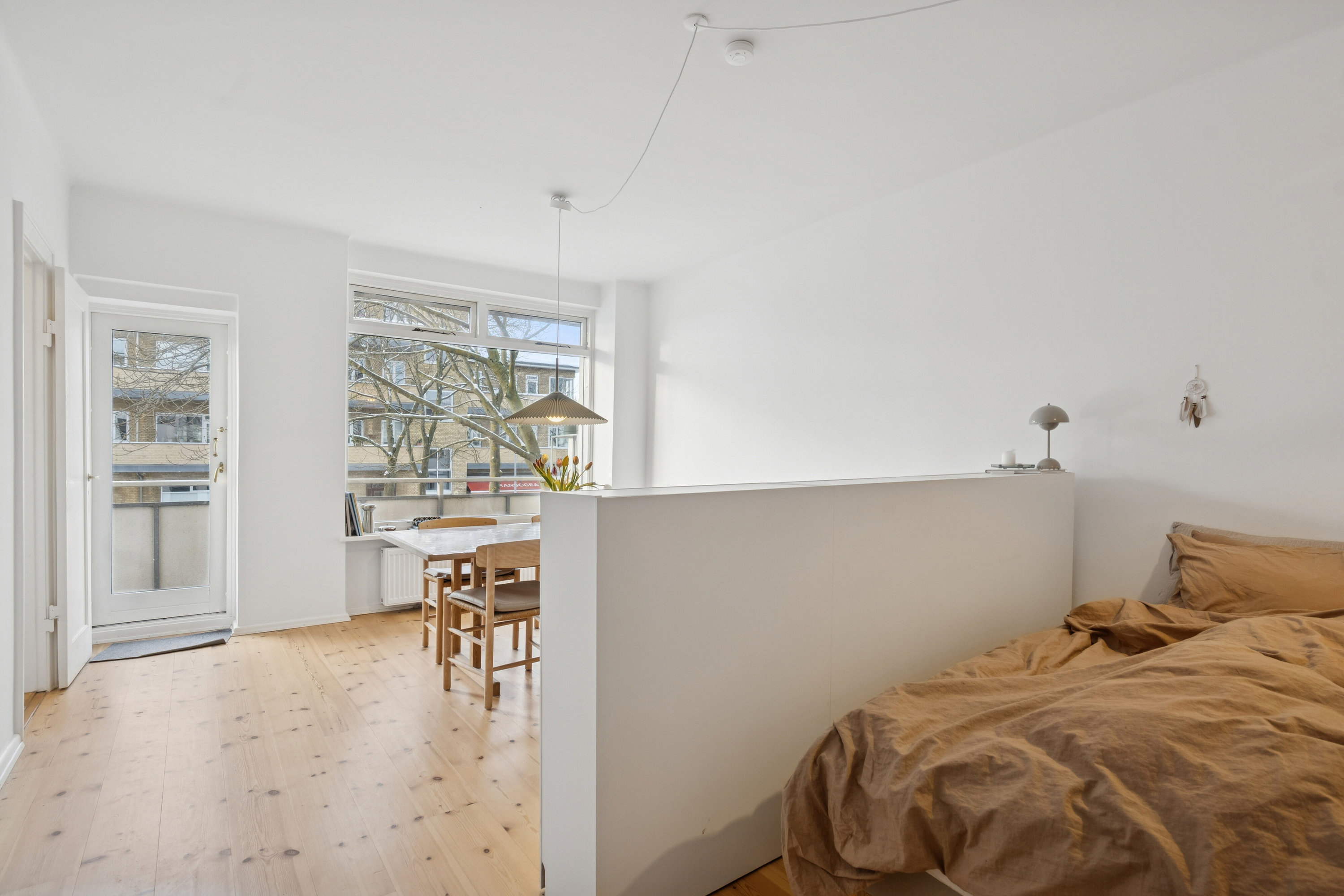 Fremhævet soveværelse billede i fuldskærmstilstand. Billede af Ulrikkenborg Alle 39, 1. tv., 2800 Kongens Lyngby