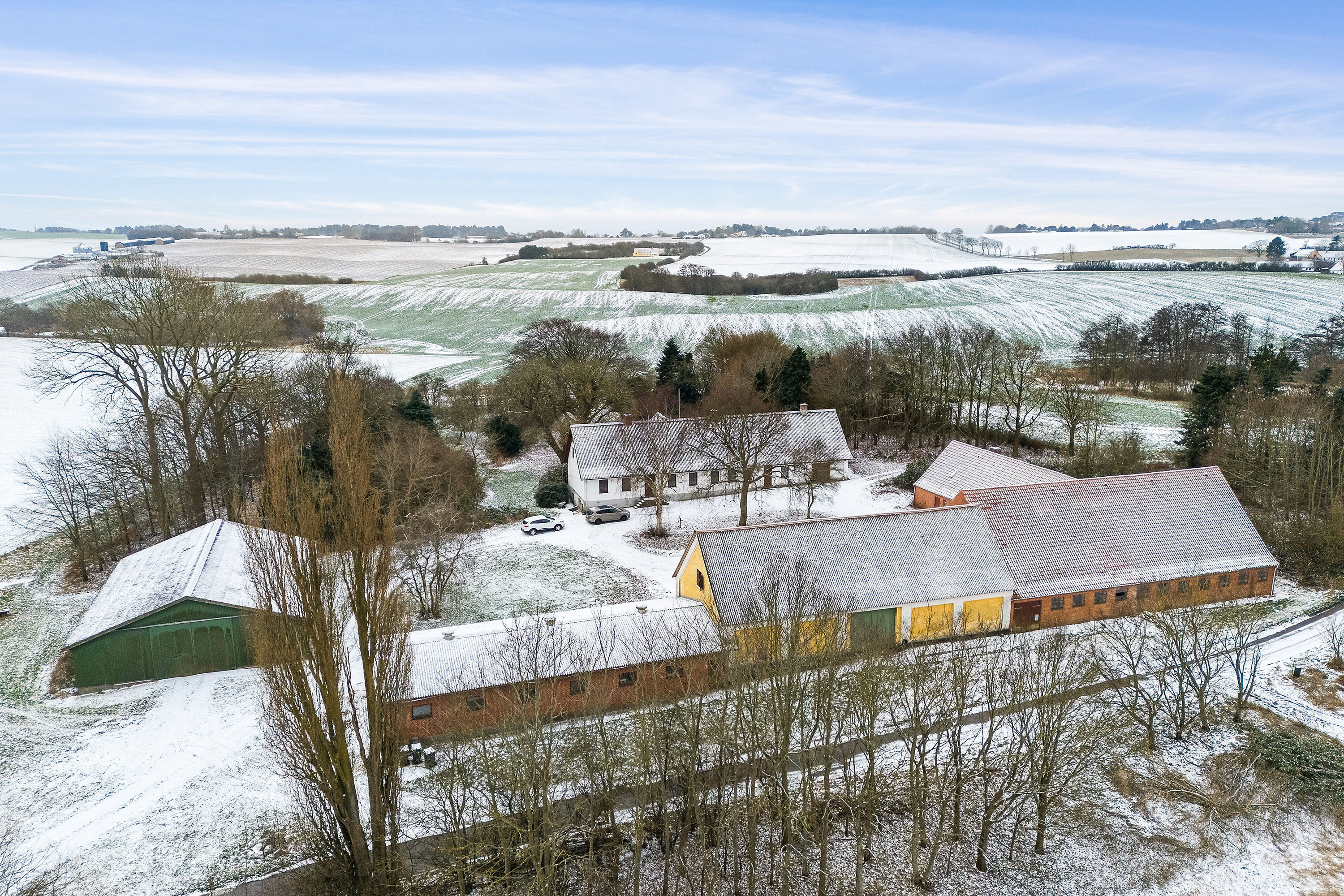 Fremhævet luftfoto billede i fuldskærmstilstand. Billede af Lillesøvej 160, 4400 Kalundborg