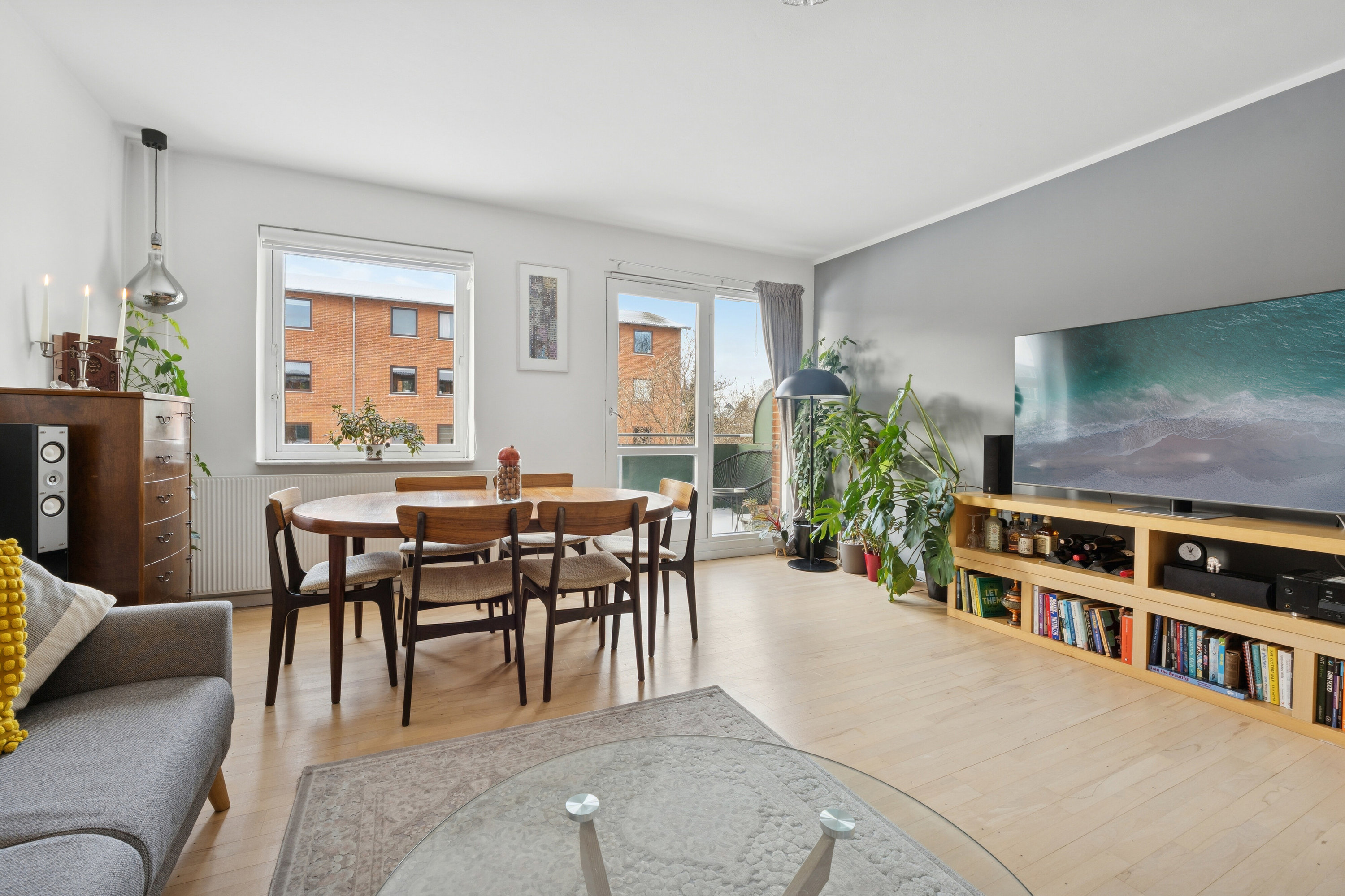 Fremhævet stue billede i fuldskærmstilstand. Billede af Voldumvej 65, 1. tv., 2610 Rødovre