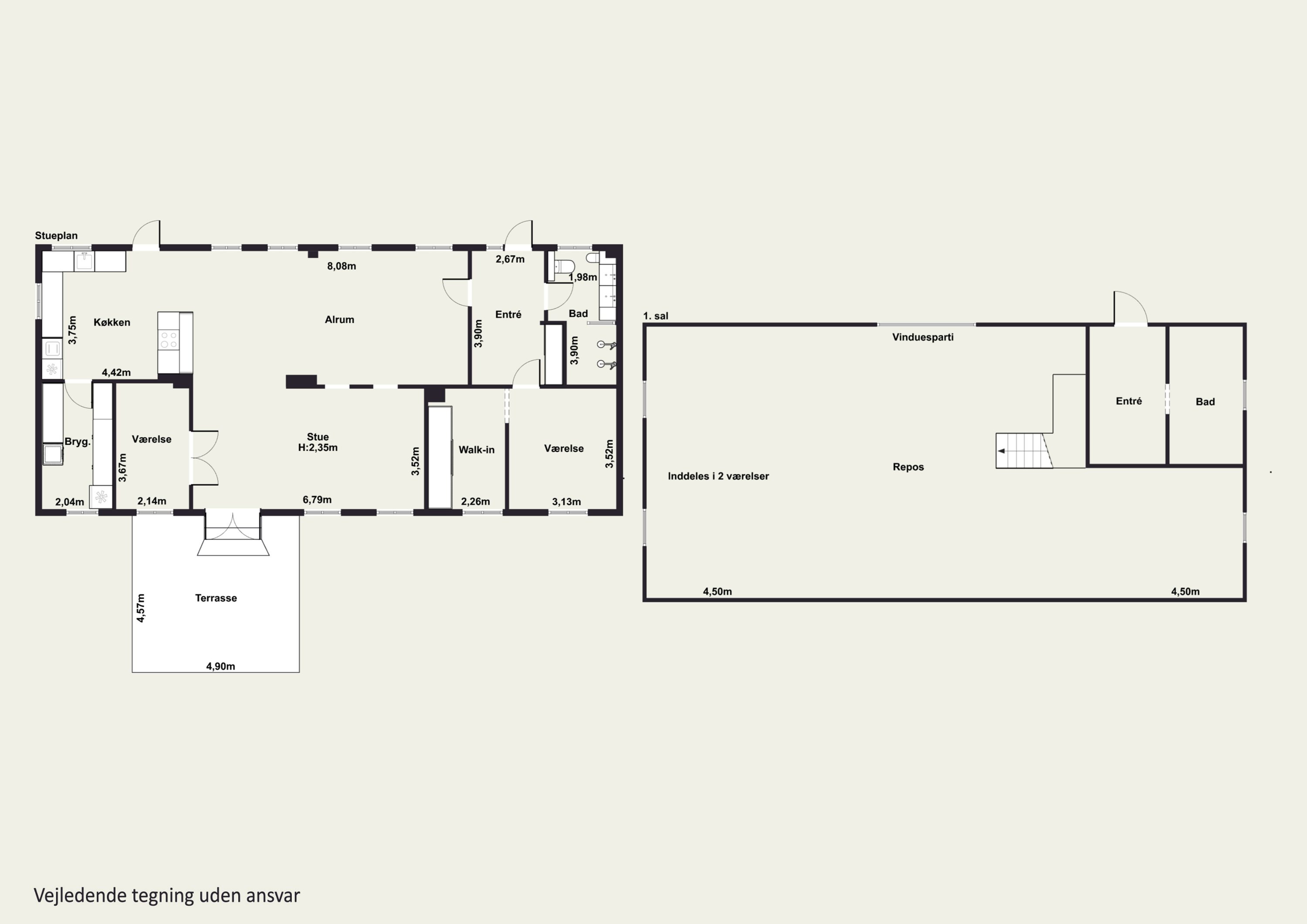Plantegninger billede af Møllevej 40, Tornemark, 4262 Sandved