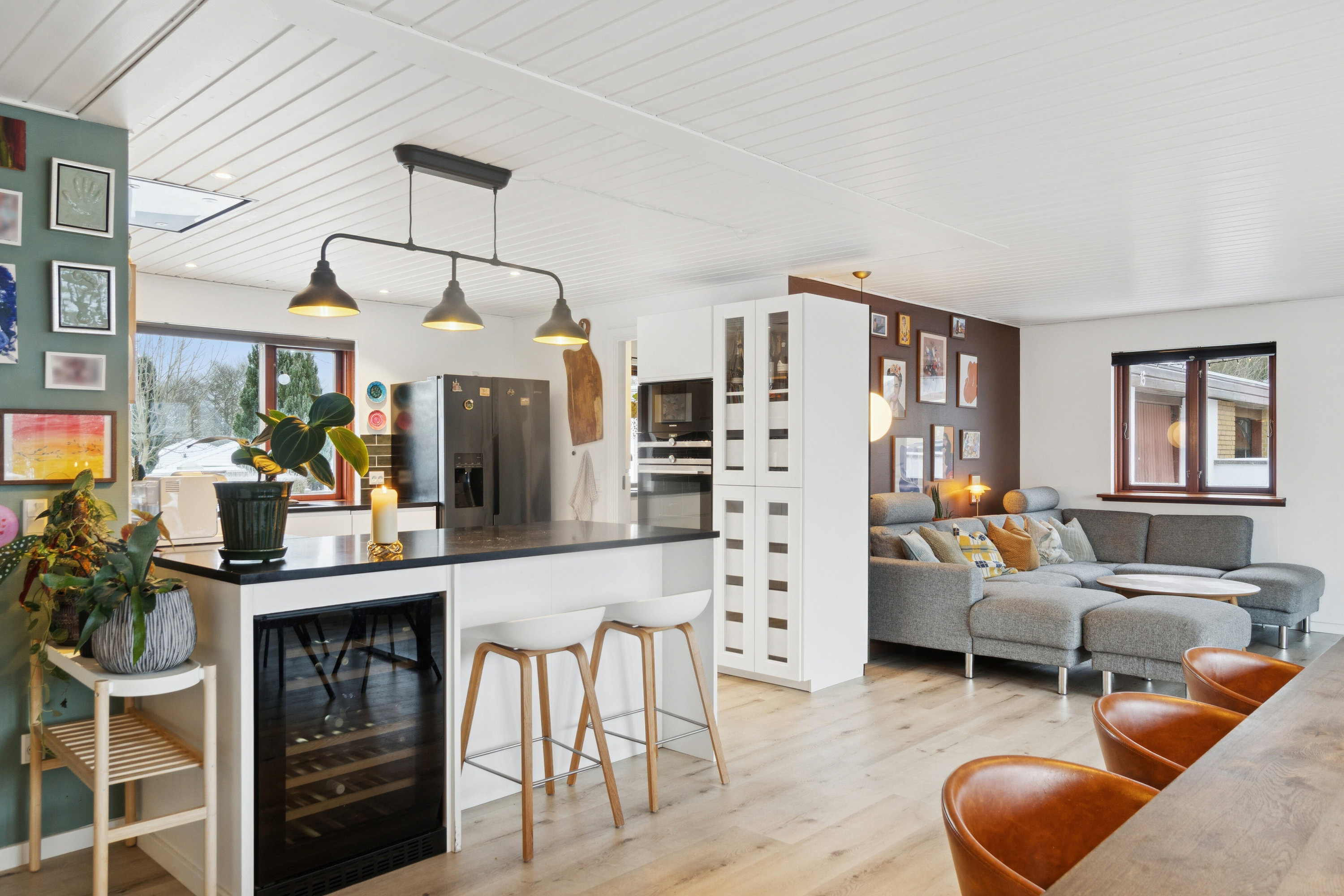 Fremhævet køkken billede i fuldskærmstilstand. Billede af Elmevej 15, Salten, 8653 Them