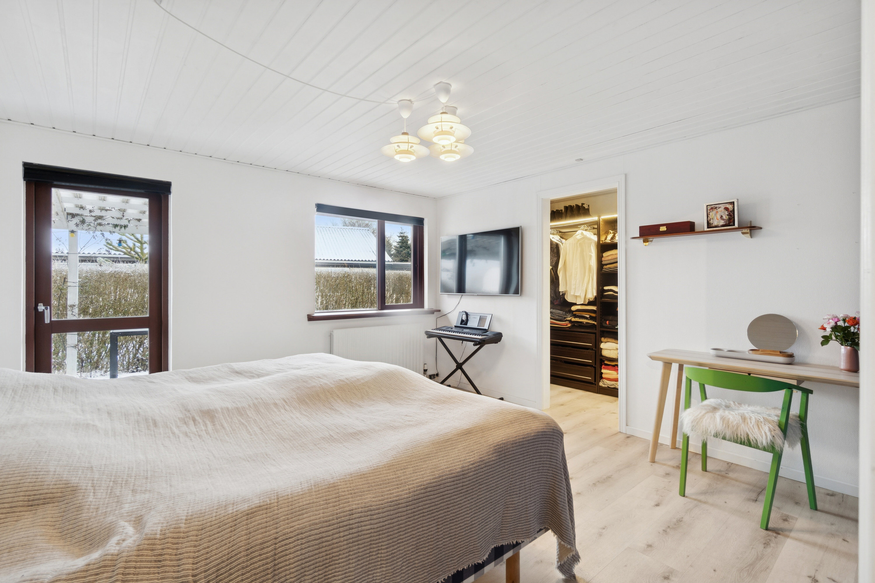 Fremhævet soveværelse billede i fuldskærmstilstand. Billede af Elmevej 15, Salten, 8653 Them