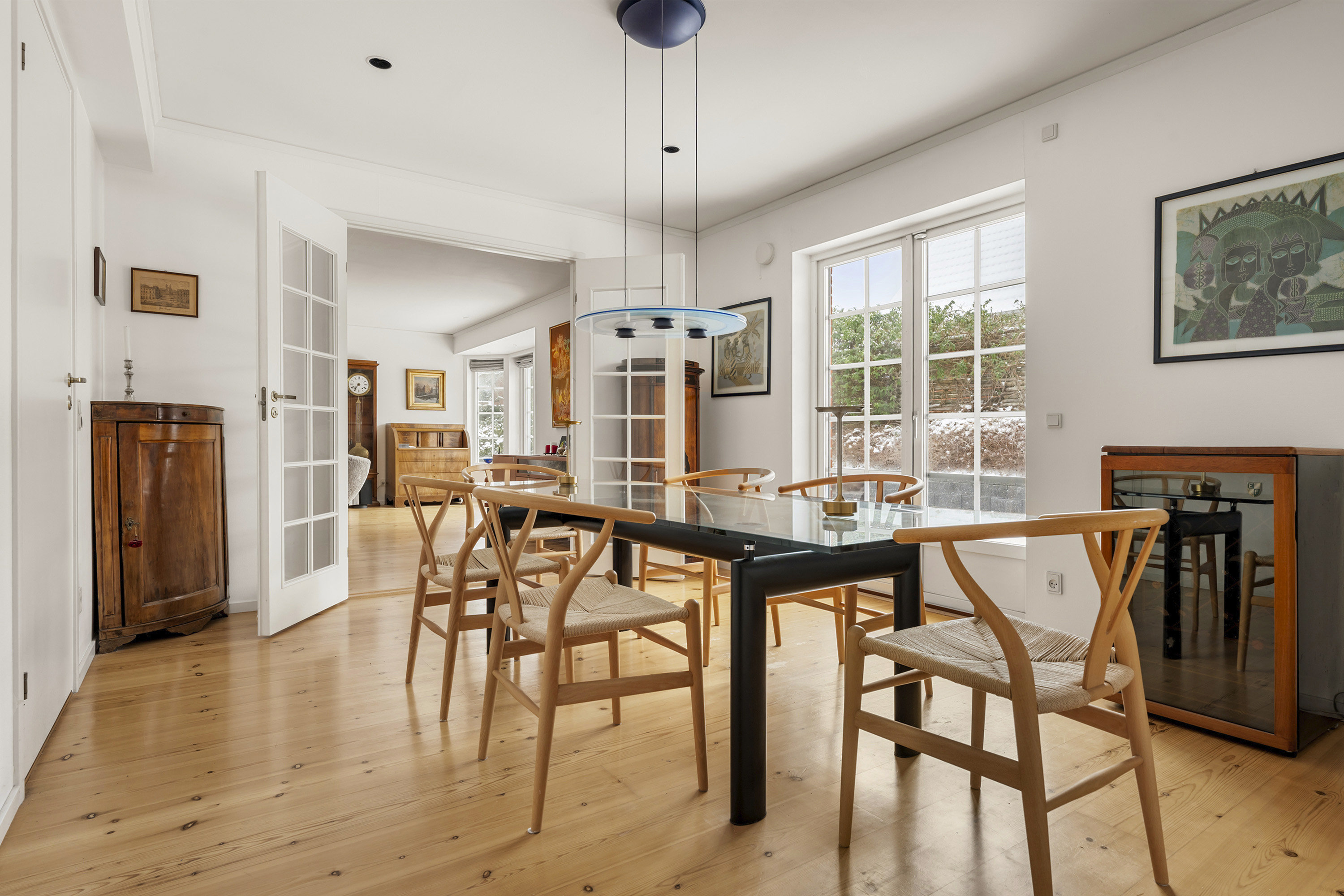 Fremhævet spisestue billede i fuldskærmstilstand. Billede af Grants Alle 6, 2900 Hellerup