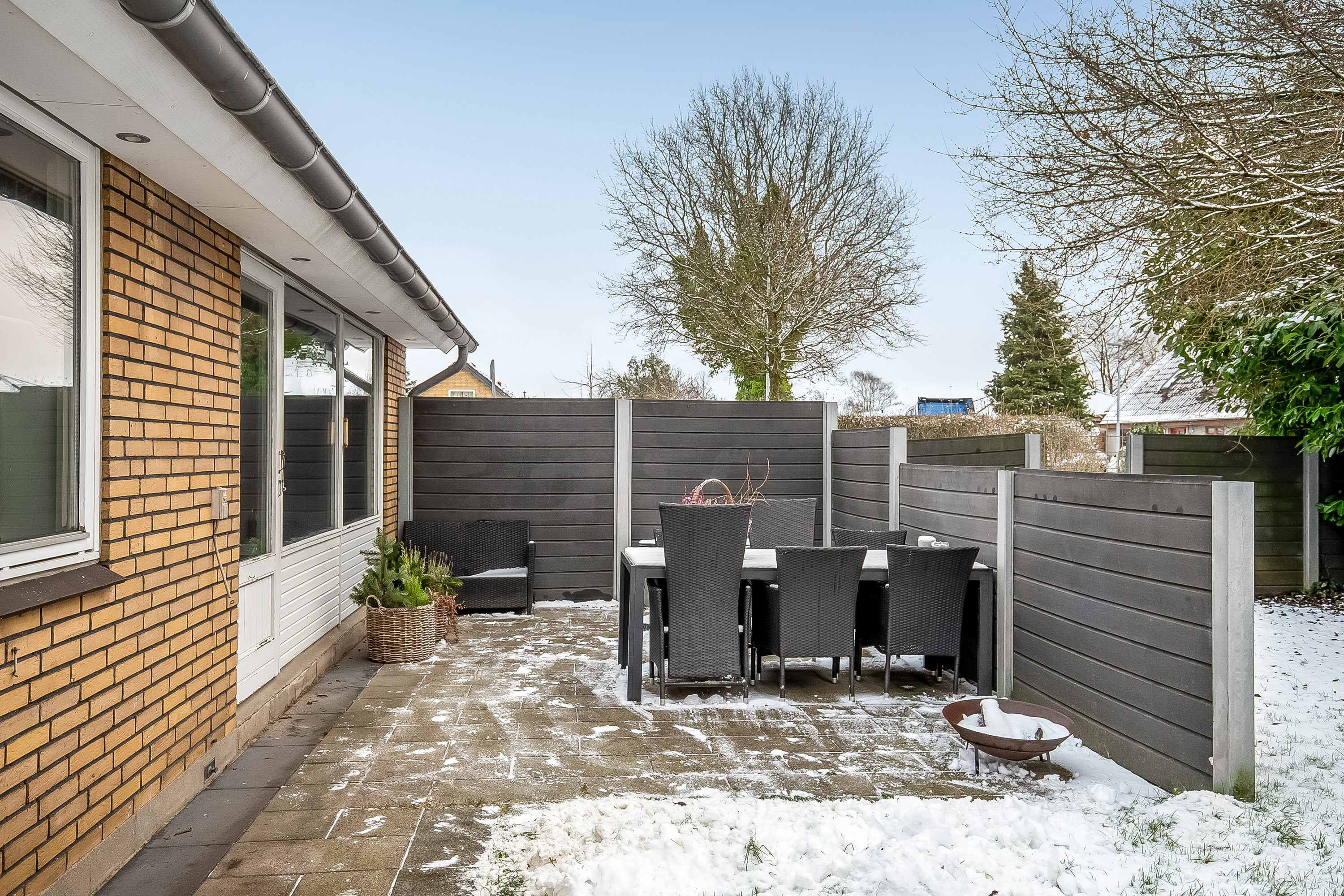Fremhævet terrasse billede i fuldskærmstilstand. Billede af Vestervang 34, Bramdrupdam, 6000 Kolding