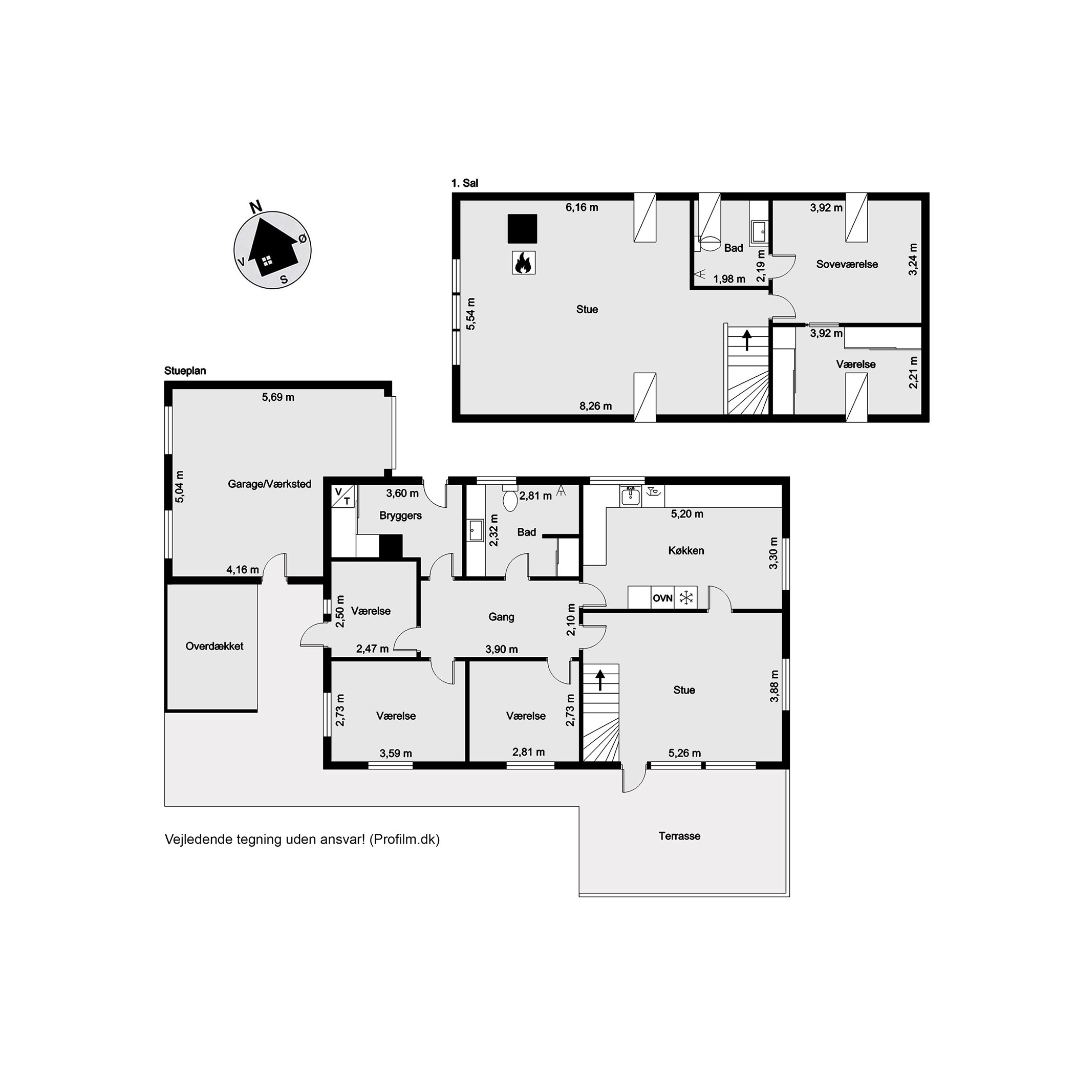 Plantegninger billede af Vestervang 34, Bramdrupdam, 6000 Kolding