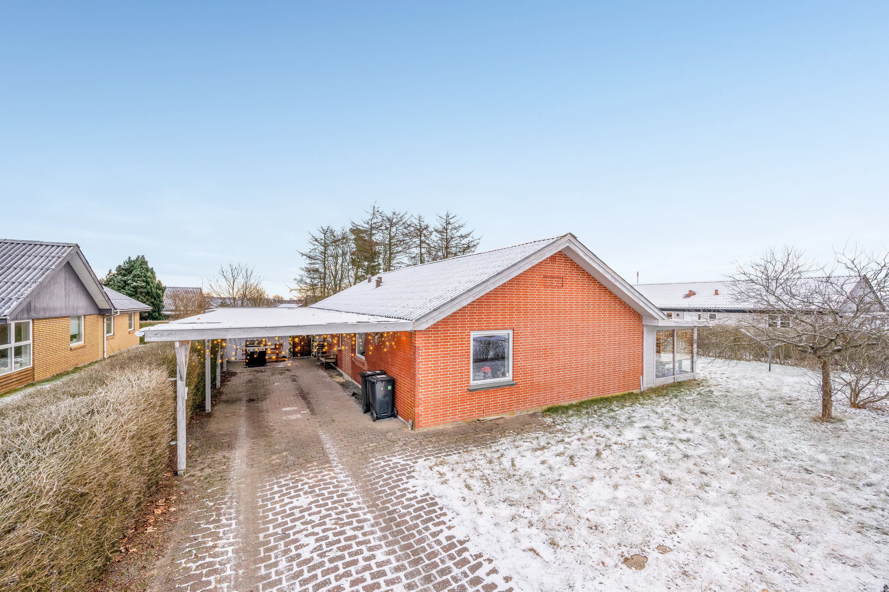 Villa: Facade på Spurven 11, 6920 Videbæk