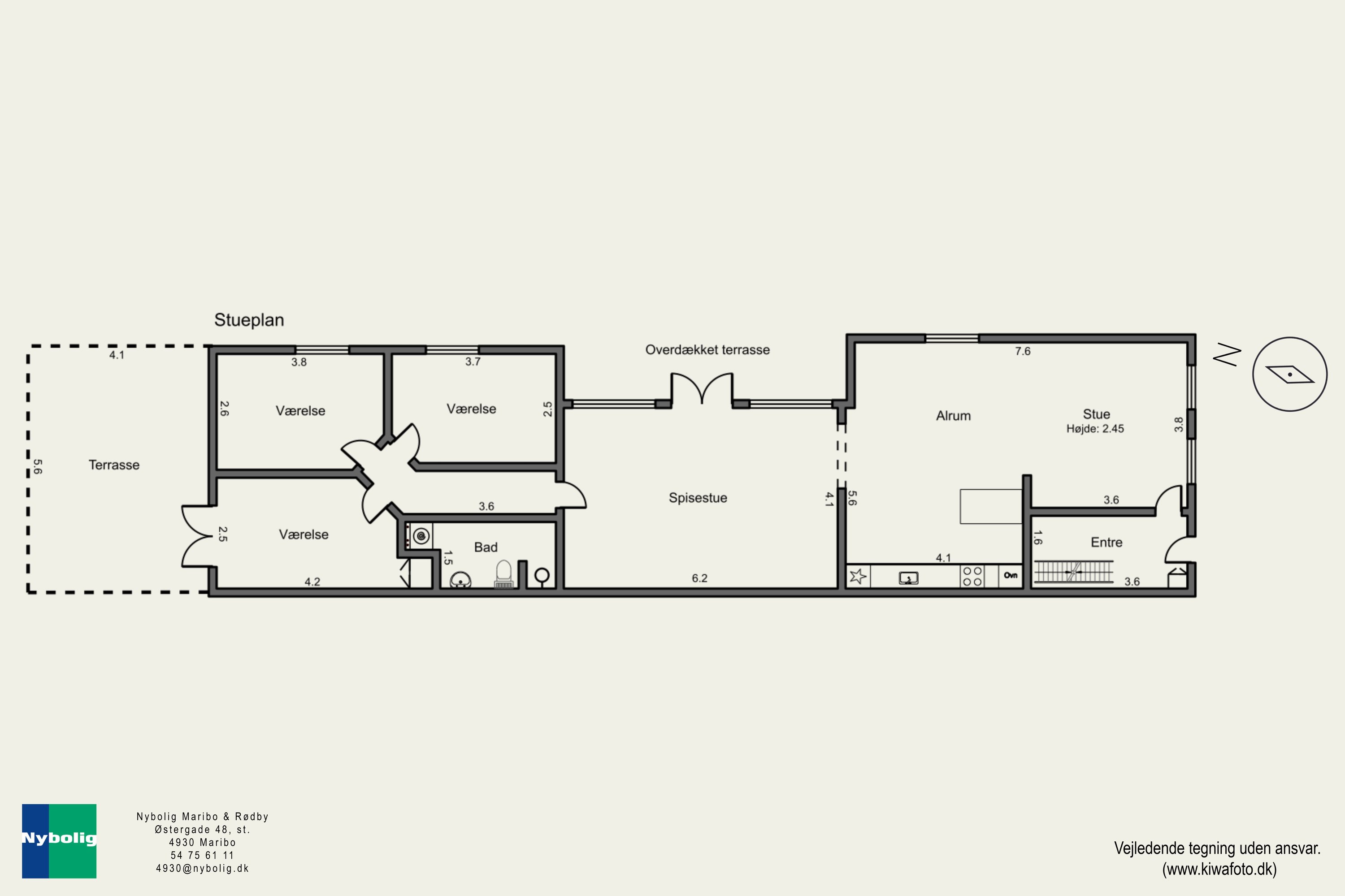 Plantegninger billede af Museumsgade 39, 4930 Maribo
