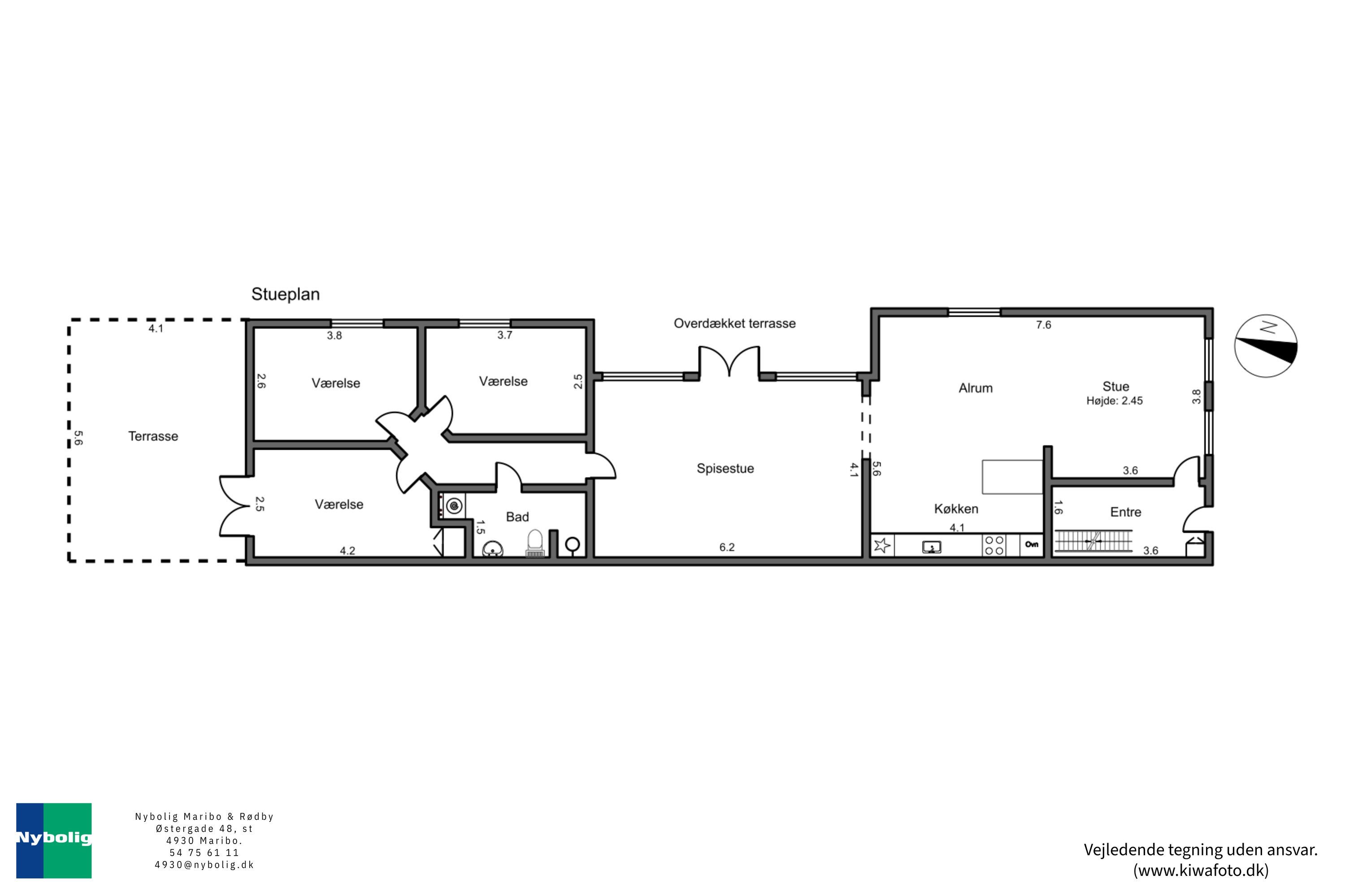 Plantegninger billede af Museumsgade 39, 4930 Maribo