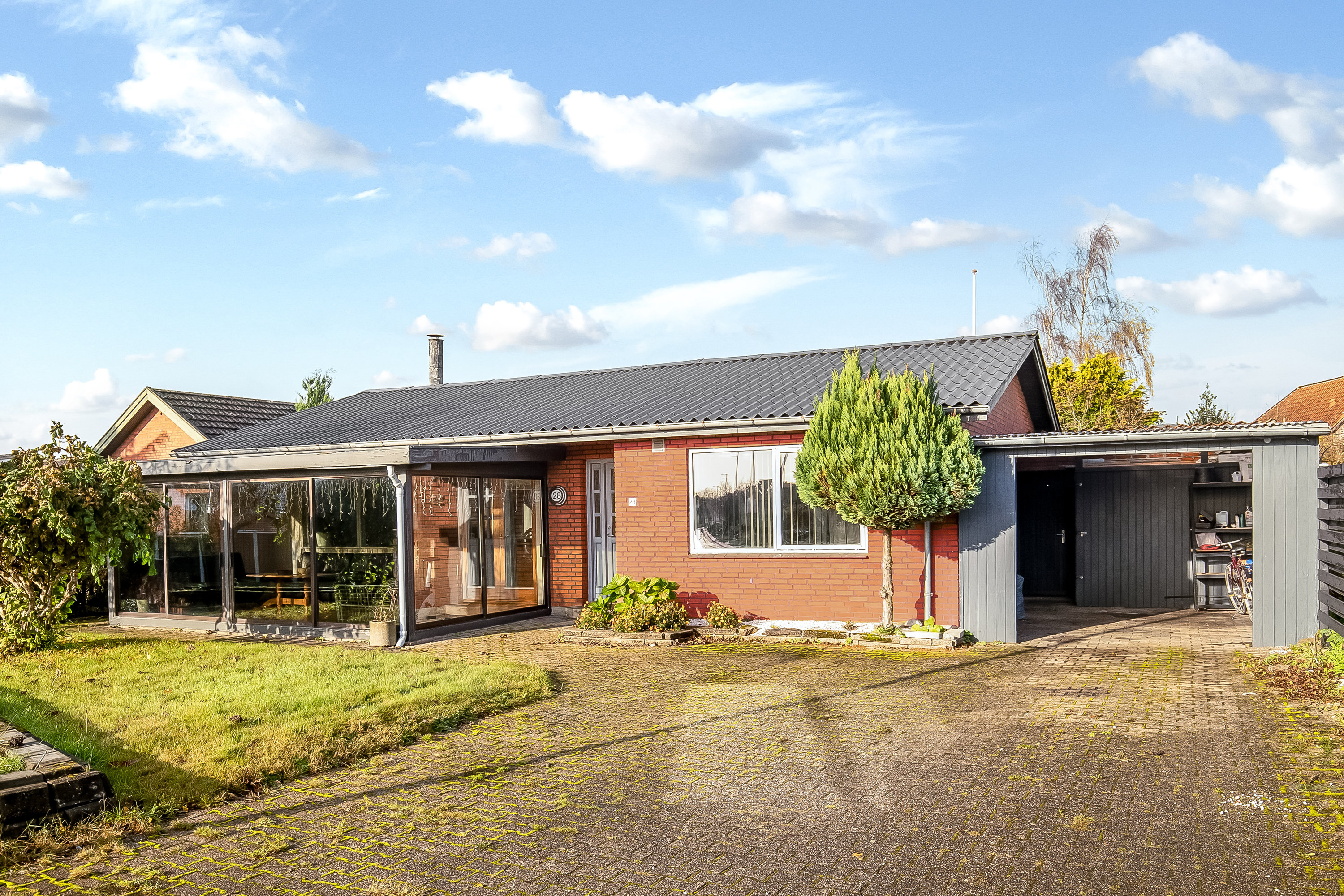 Villa: Ejendommen på Paabyvej 28, Bramdrupdam, 6000 Kolding