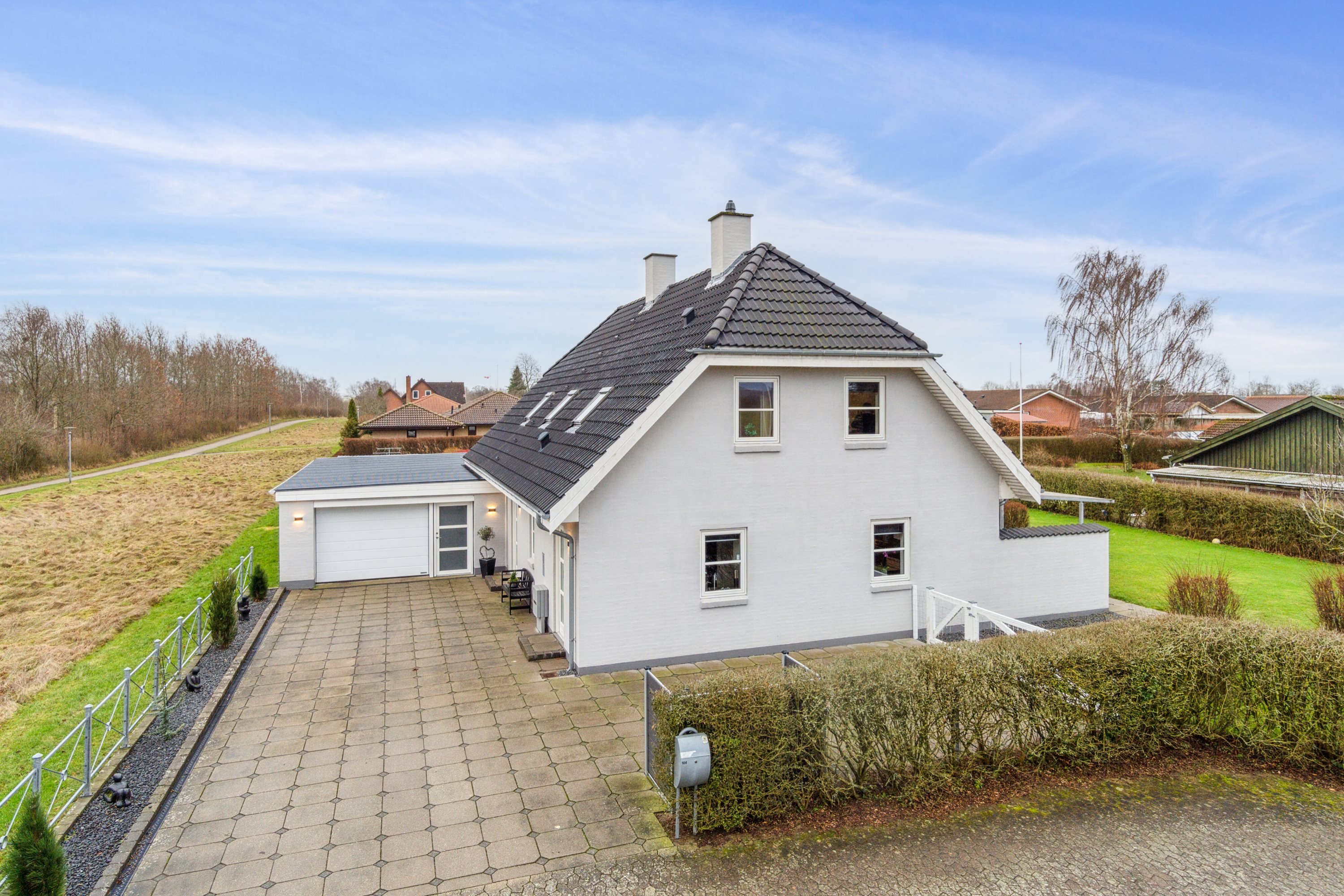 Fremhævet set fra vejen billede i fuldskærmstilstand. Billede af Egebjergvej 104, Sørbymagle, 4200 Slagelse