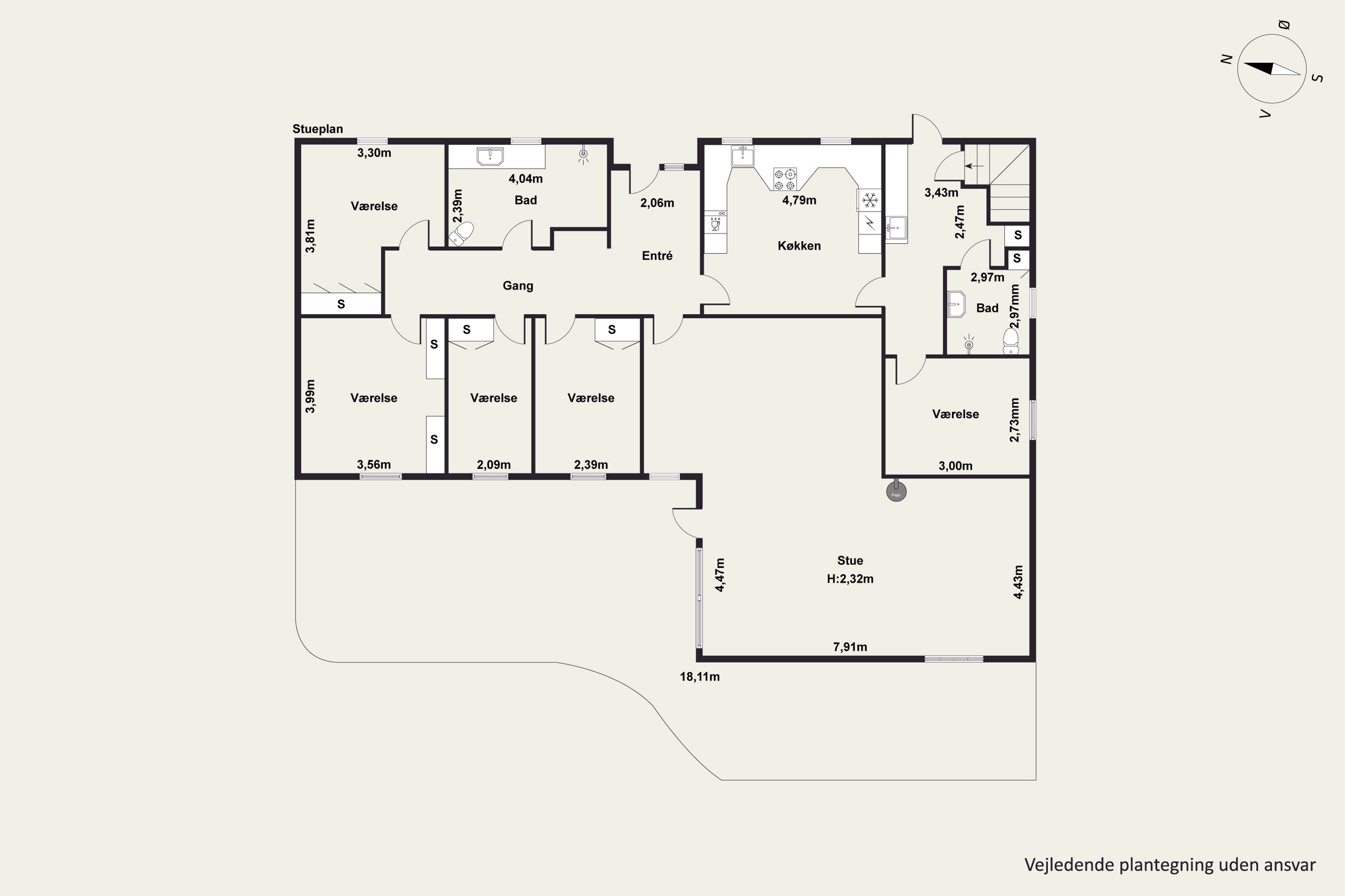 Plantegninger billede af Løvelbrovej 12, Pederstrup, 8830 Tjele