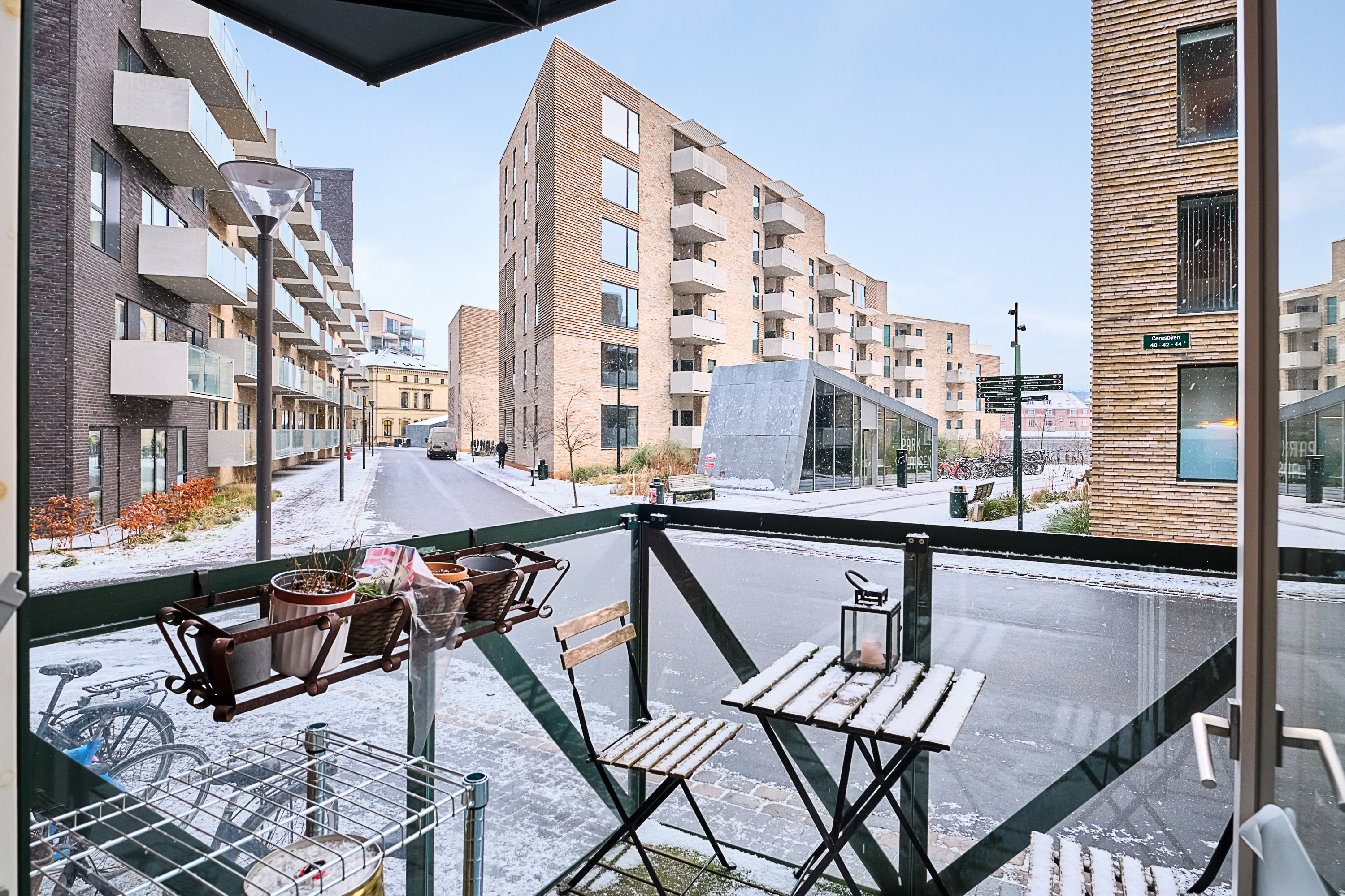 Fremhævet altan billede i fuldskærmstilstand. Billede af Ceresbyen 37, st.. 3., 8000 Aarhus C