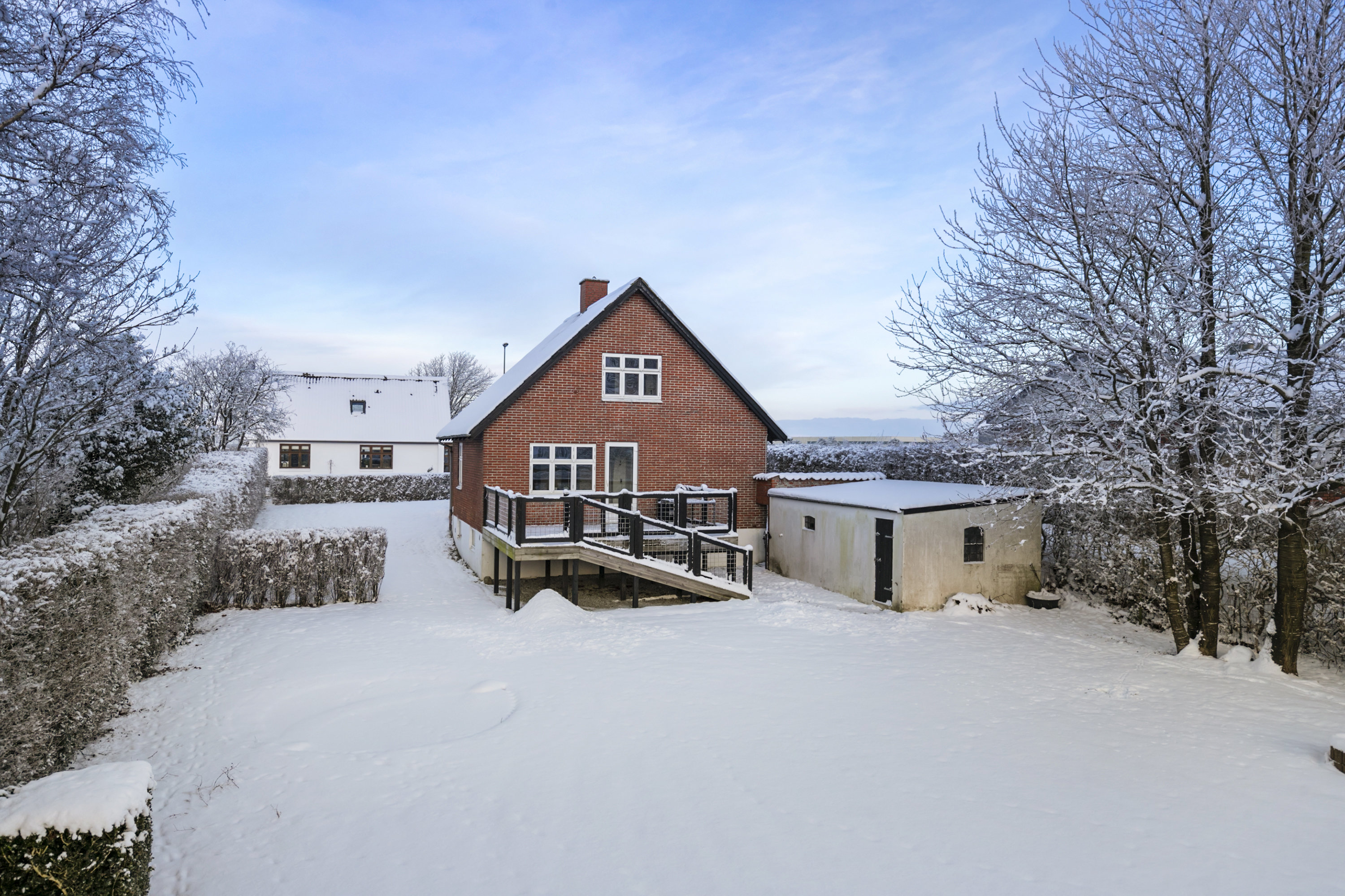 Fremhævet facade billede i fuldskærmstilstand. Billede af Jyllandsgade 48, Haverslev, 9610 Nørager