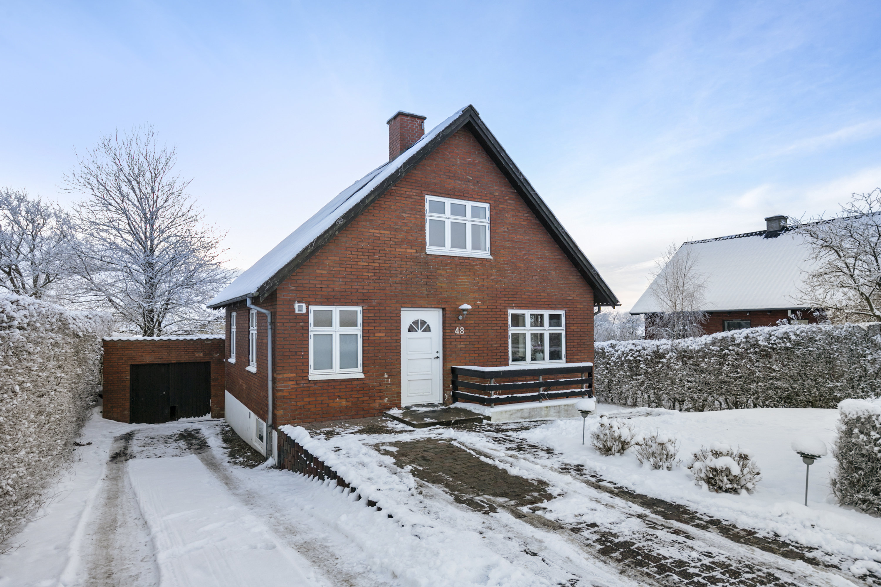 Villa: Facade på Jyllandsgade 48, Haverslev, 9610 Nørager