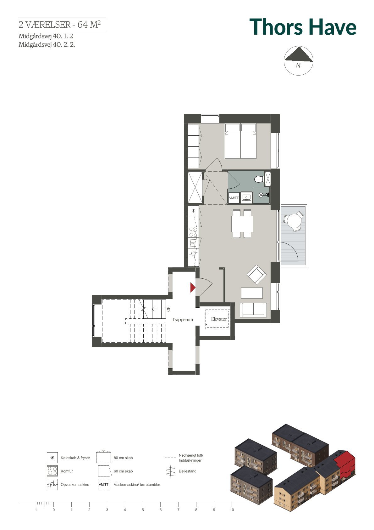 Plantegninger billede af Midgårdsvej 40, 1. 2., Bolbro, 5200 Odense V