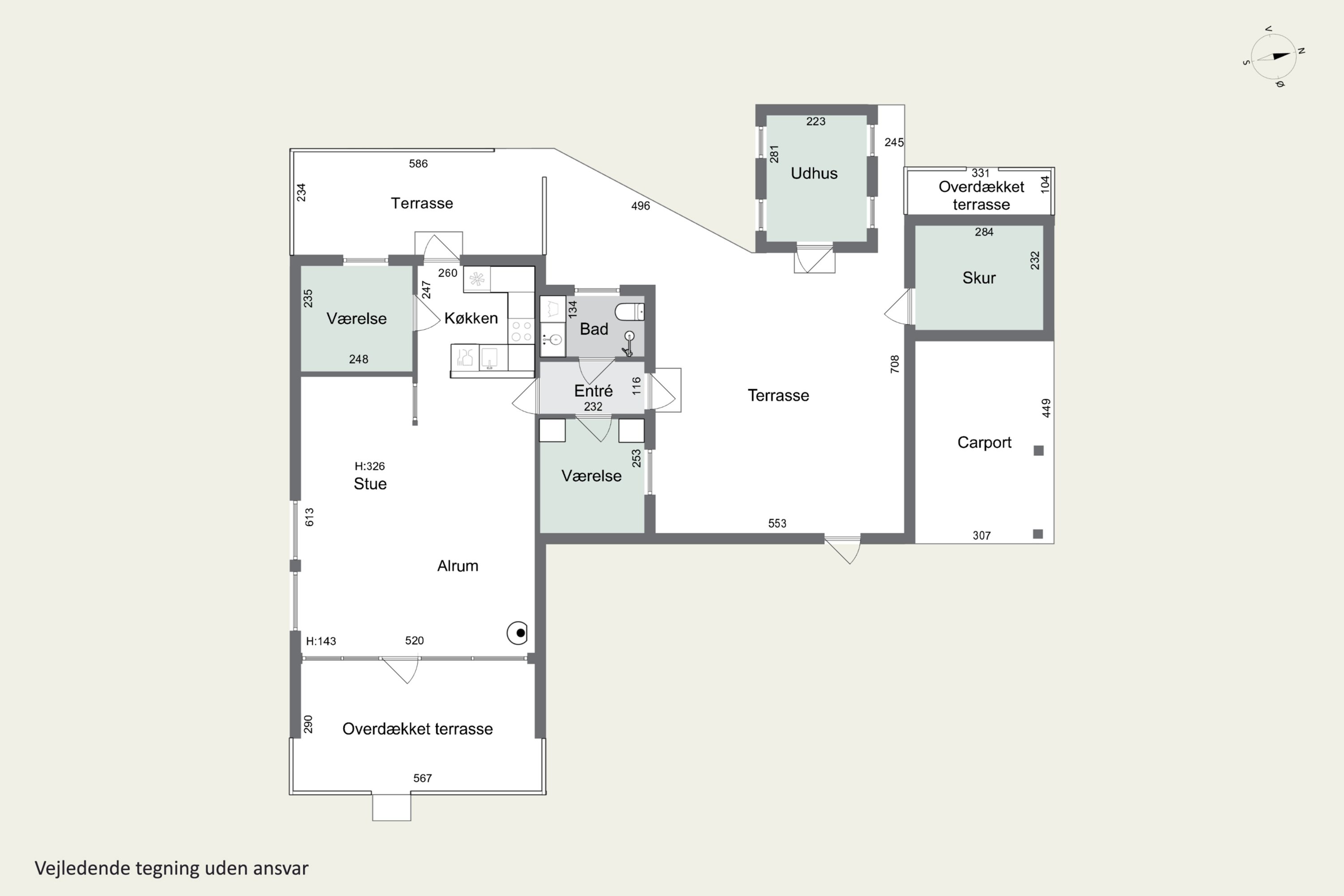 Plantegninger billede af Helenevej 18, Drøsselbjerg, 4200 Slagelse