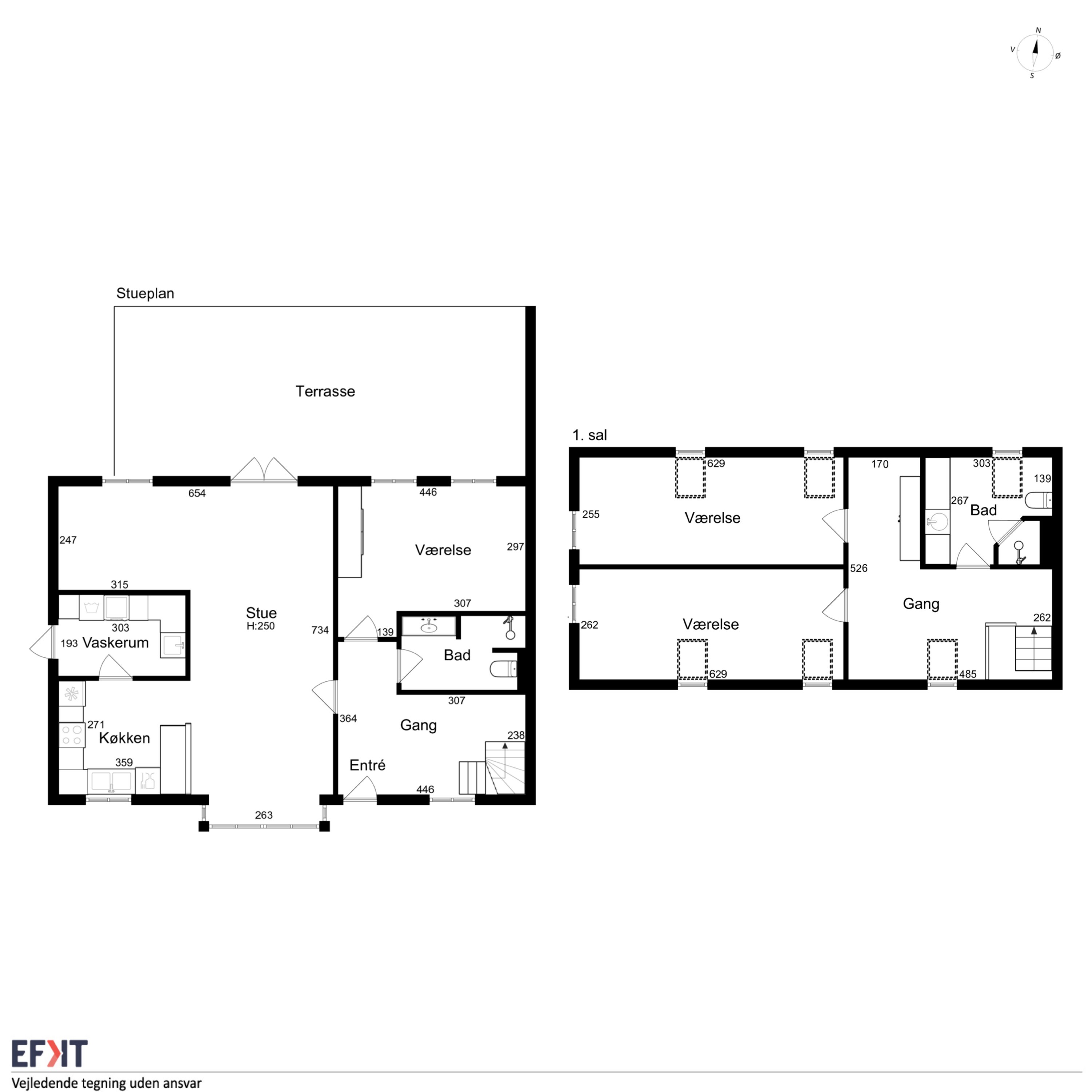 Plantegninger billede af Kroghsgaardvej 1, Øster Uttrup , 9220 Aalborg Øst