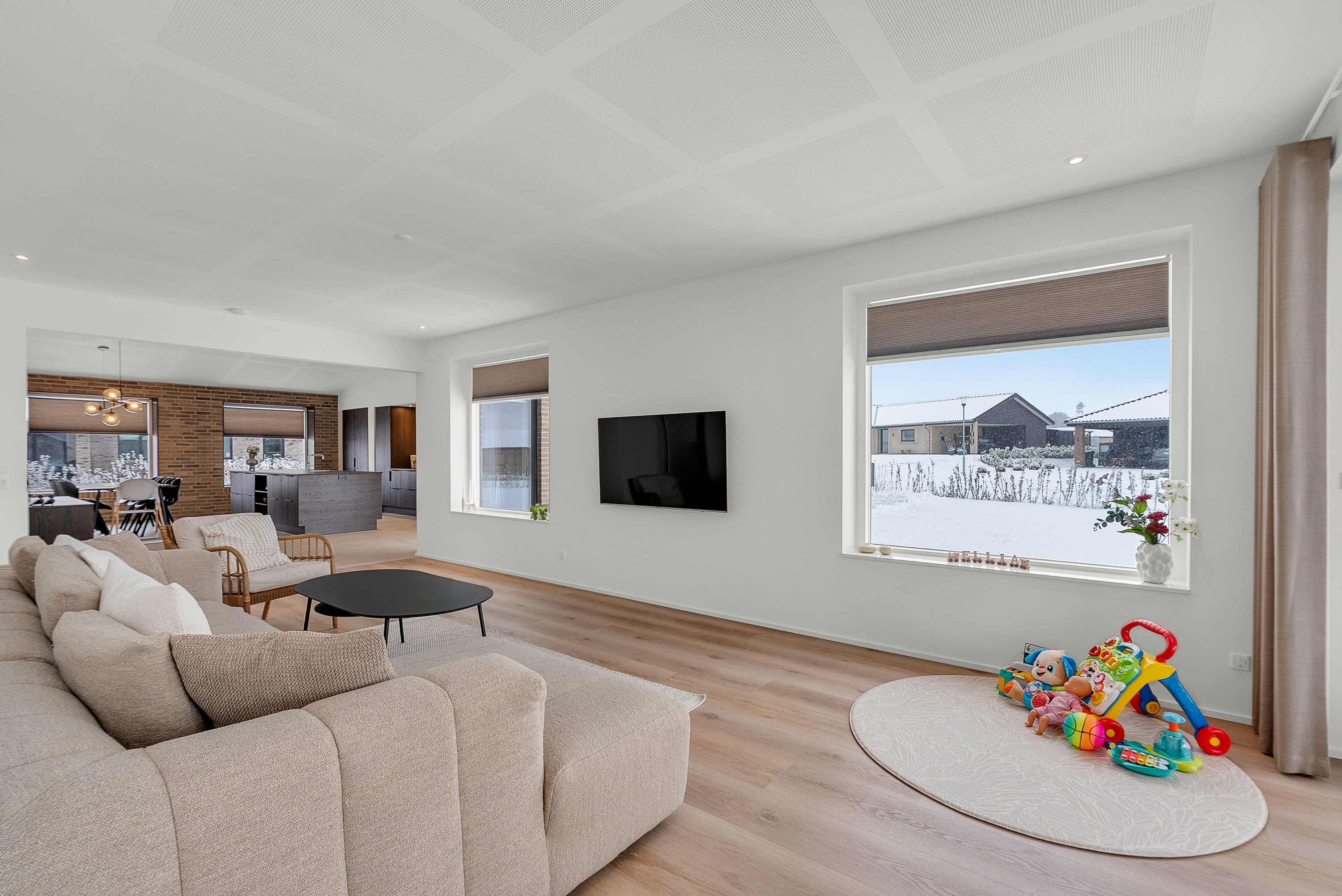 Fremhævet stue billede i fuldskærmstilstand. Billede af Fuglsang Allé 90, 7000 Fredericia