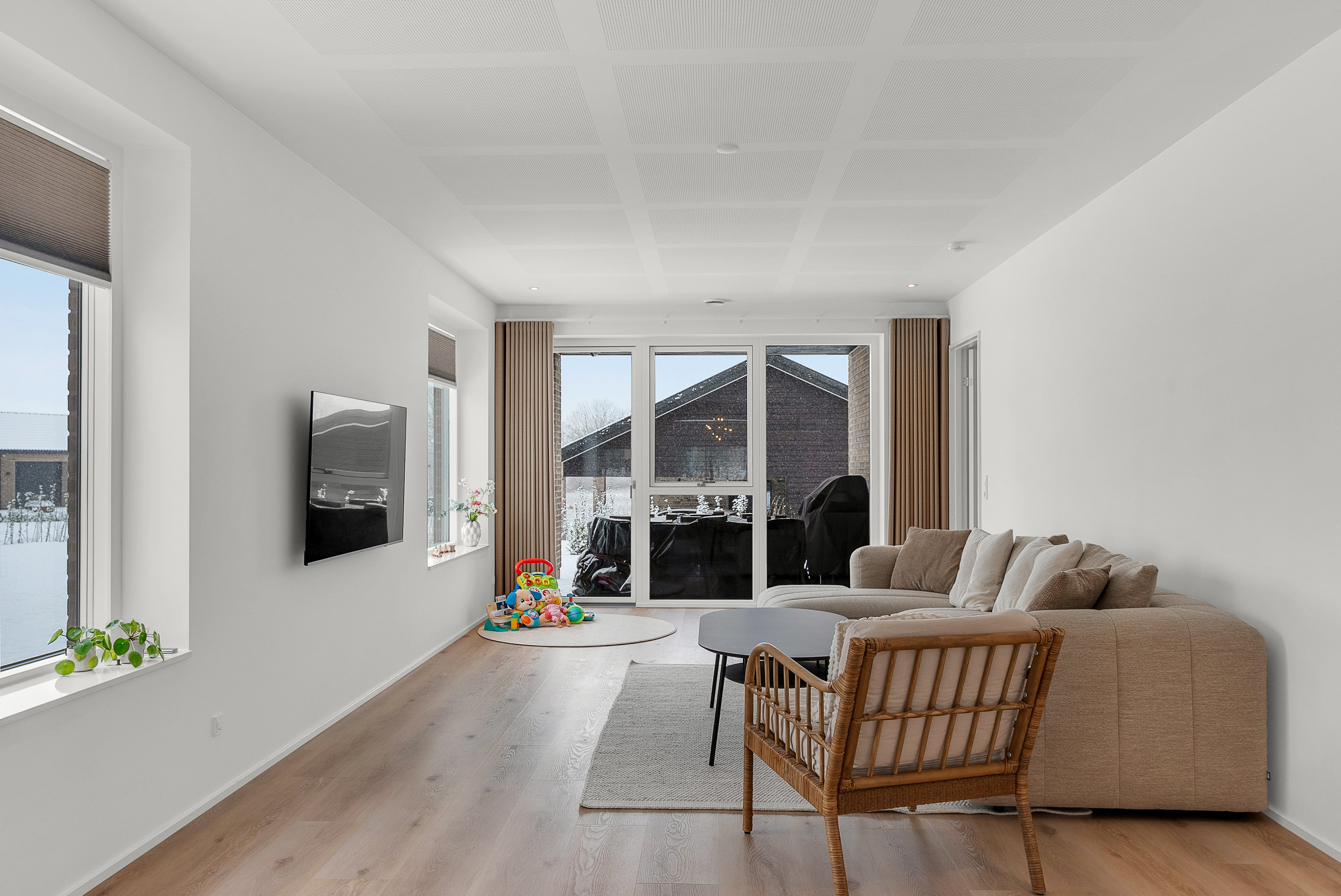 Fremhævet stue billede i fuldskærmstilstand. Billede af Fuglsang Allé 90, 7000 Fredericia