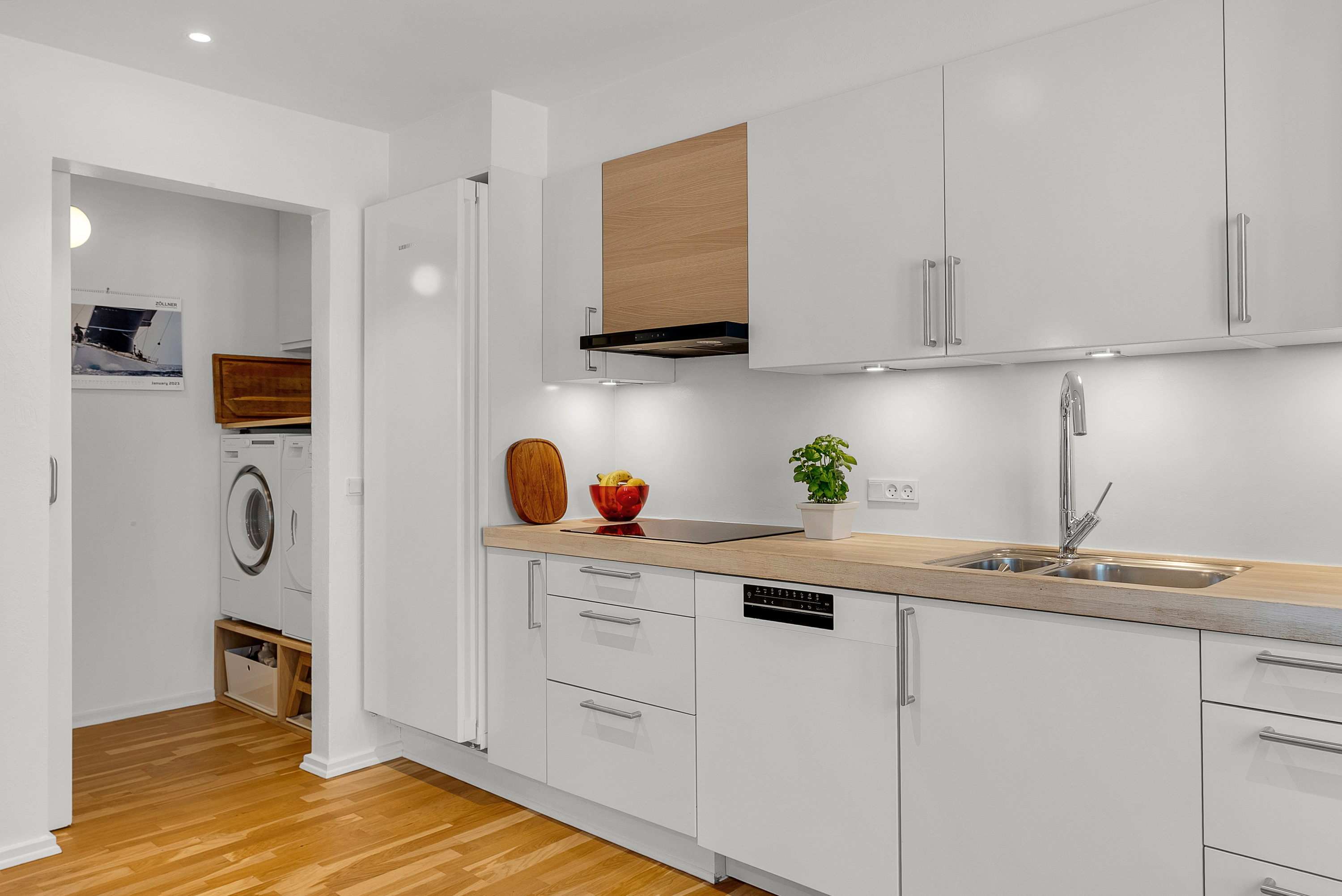 Fremhævet køkken billede i fuldskærmstilstand. Billede af Trelde Næsvej 227M, Trelde Sande, 7000 Fredericia