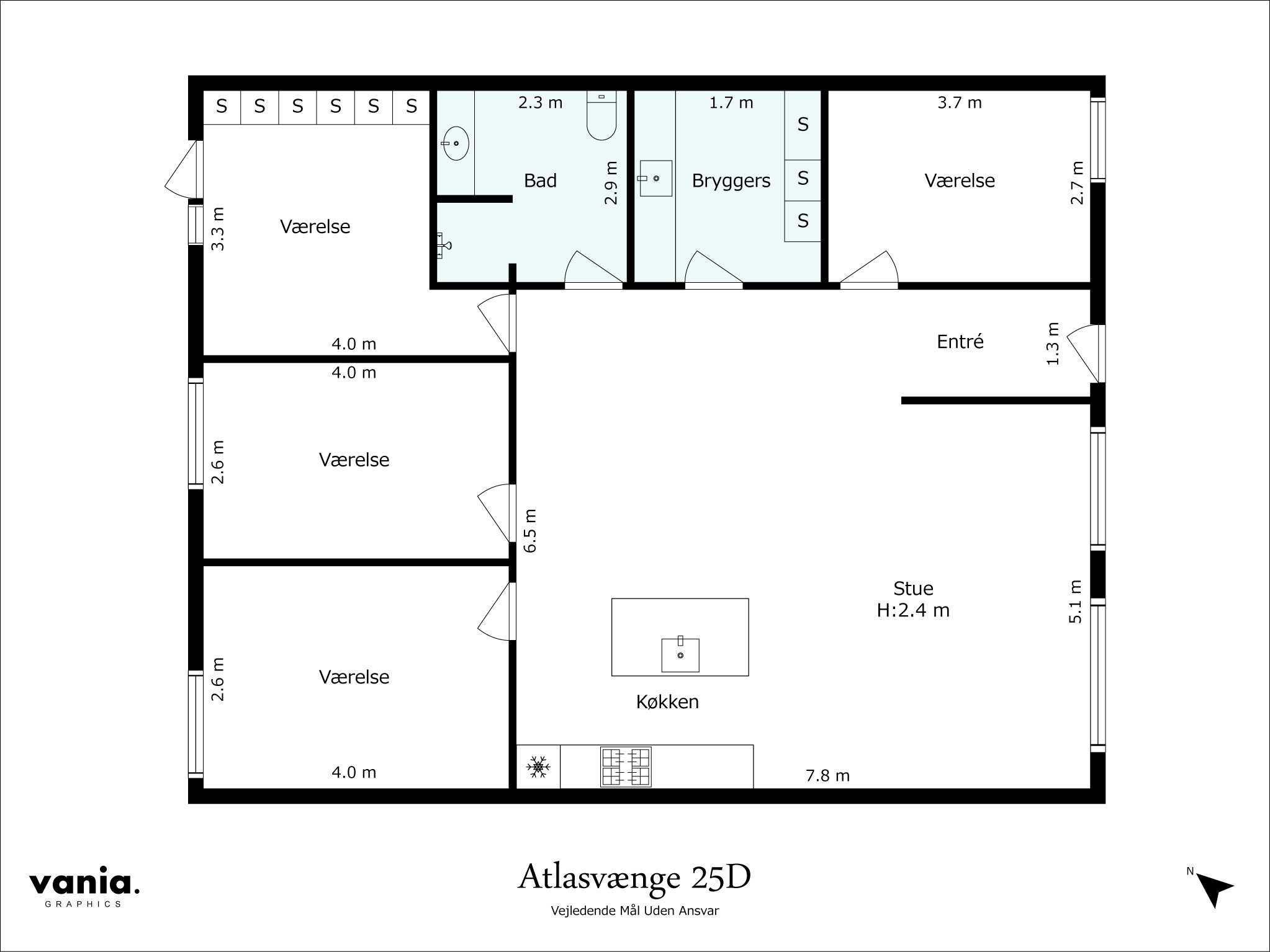 Plantegninger billede af Atlasvænge 25D, 2750 Ballerup