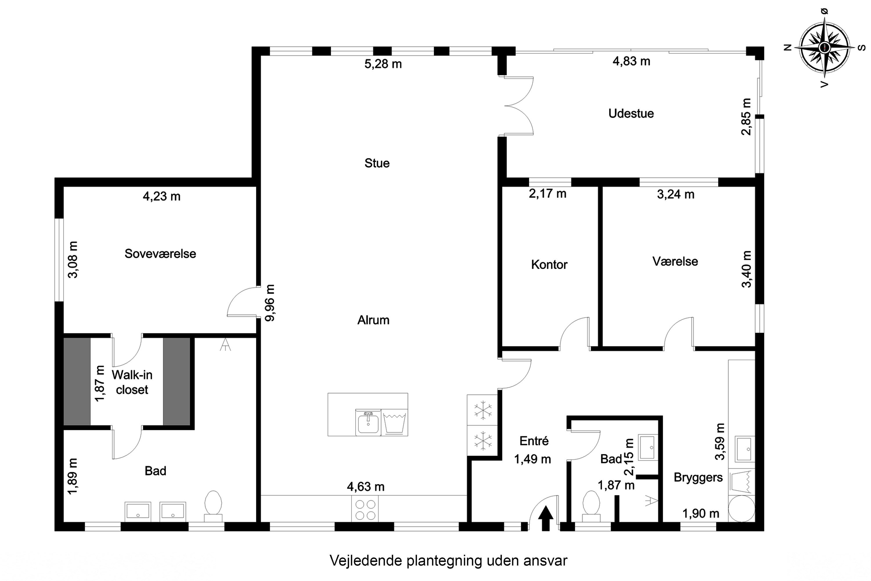 Plantegninger billede af Ørslevvej 2, 5592 Ejby