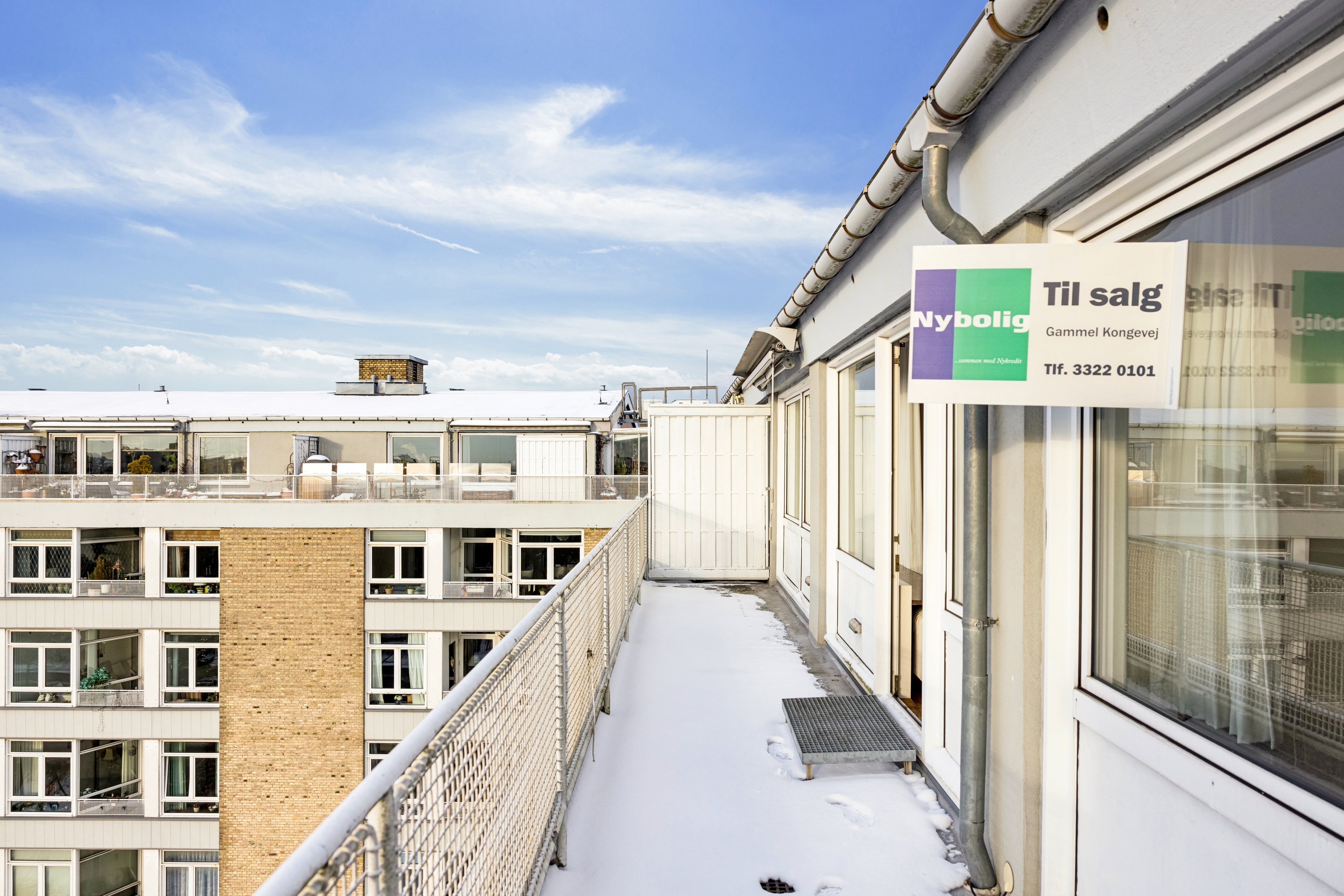 Fremhævet altan billede i fuldskærmstilstand. Billede af Roskildevej 100, 6. th., 2000 Frederiksberg