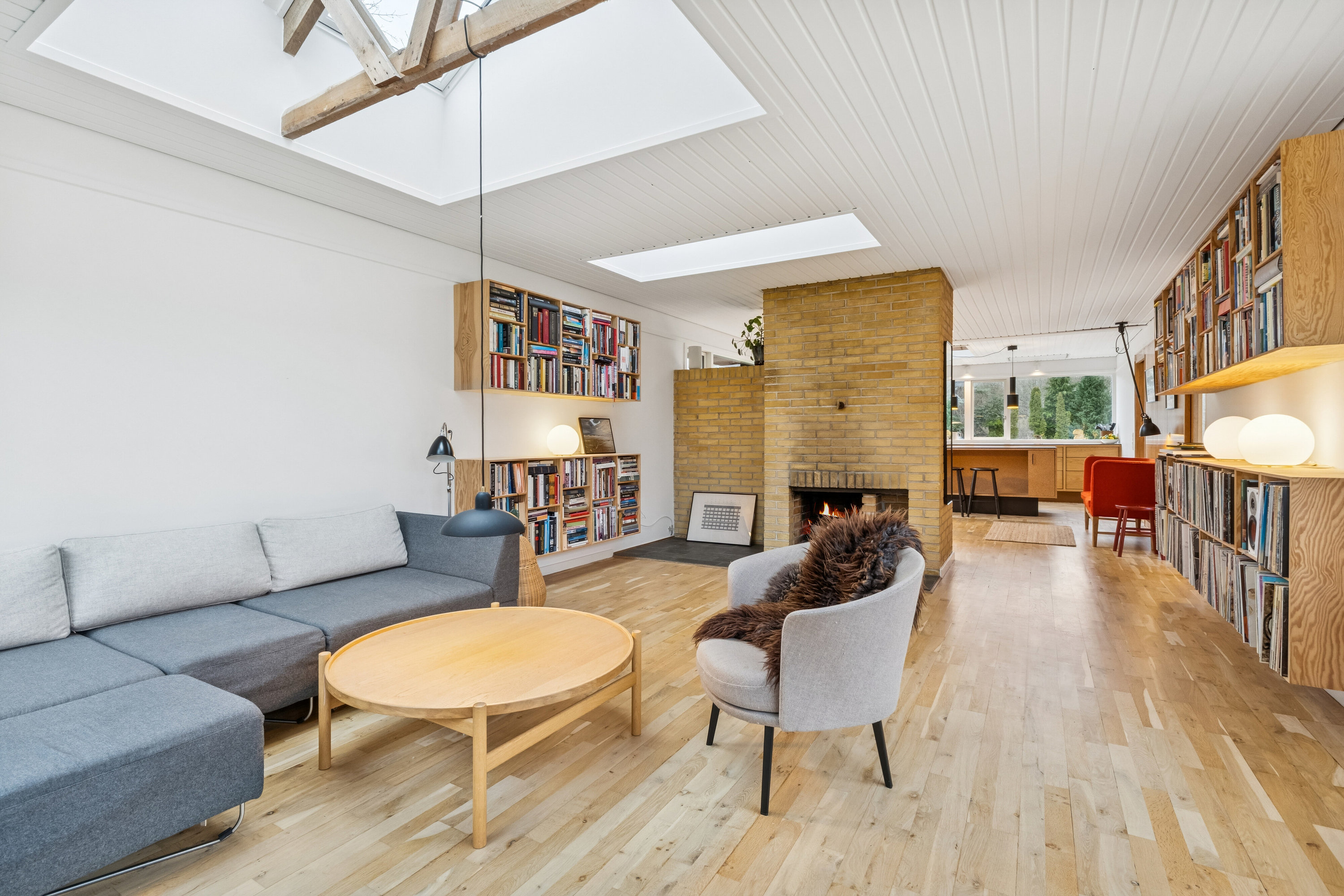 Fremhævet stue billede i fuldskærmstilstand. Billede af Dalsvinget 18, Skåde, 8270 Højbjerg