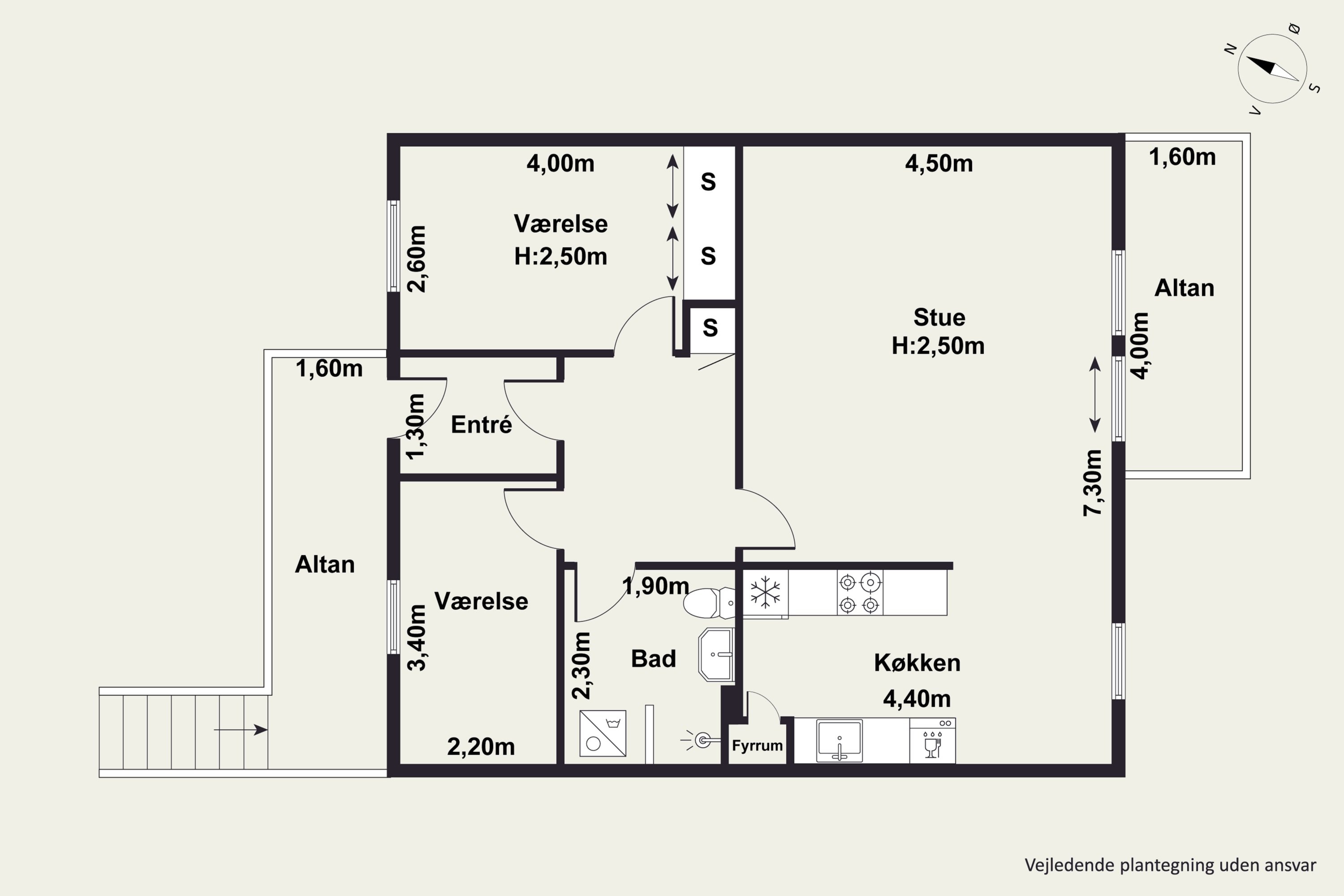 Plantegninger billede af Morbærhegnet 46, 2670 Greve