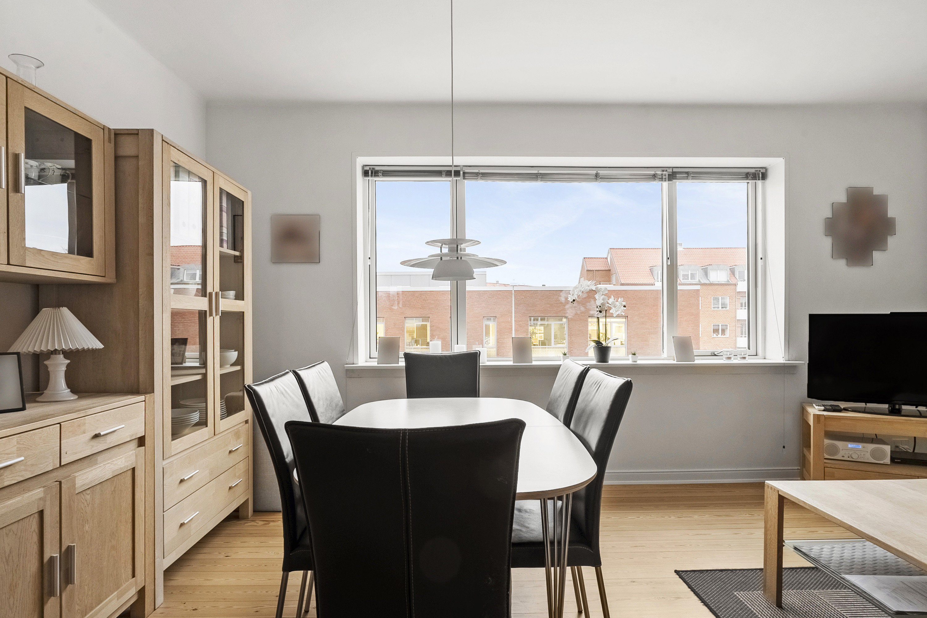 Fremhævet spisestue billede i fuldskærmstilstand. Billede af Sønderbrogade 93, 1. tv., 8700 Horsens