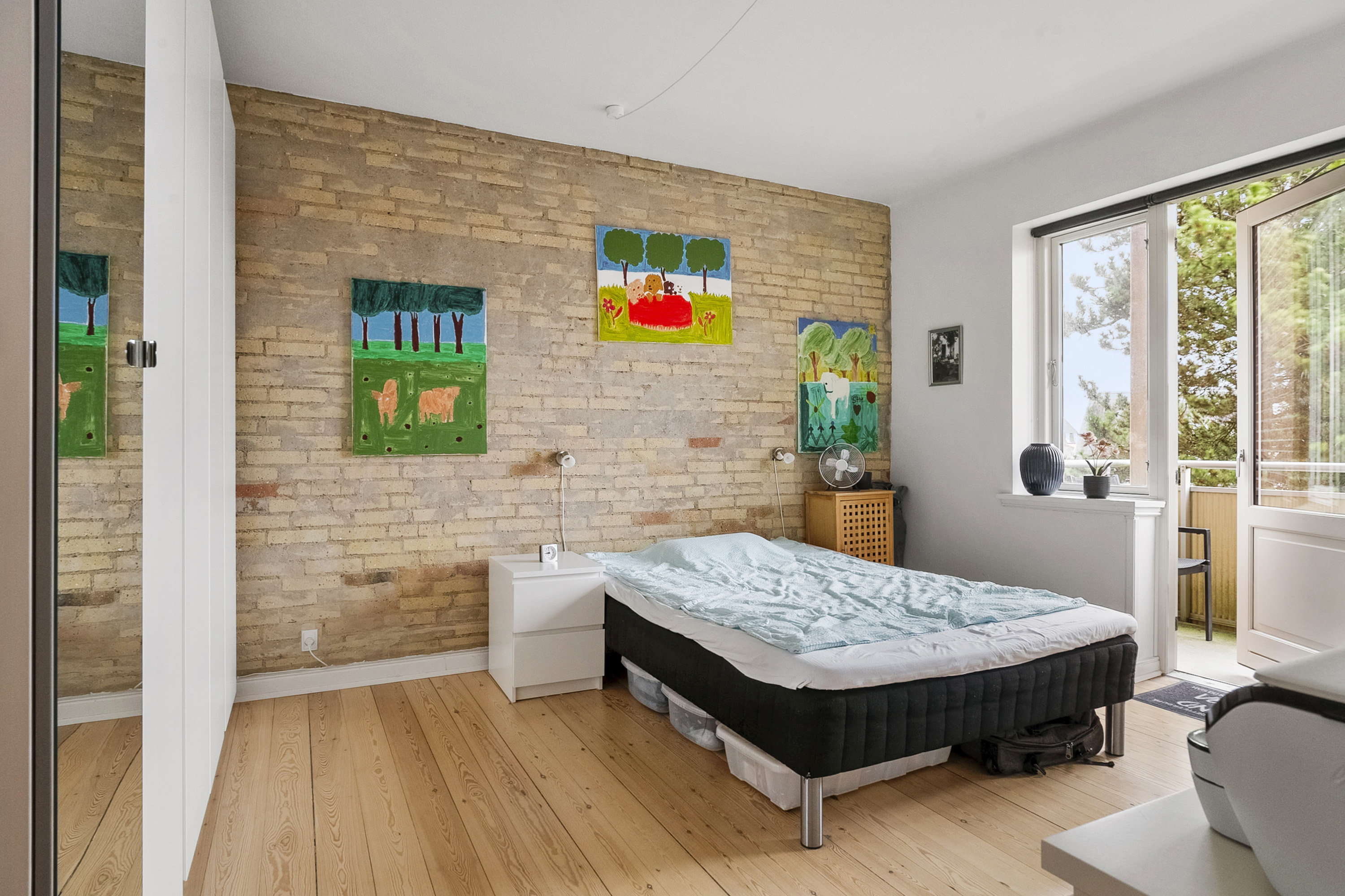 Fremhævet soveværelse billede i fuldskærmstilstand. Billede af Sønderbrogade 93, 1. tv., 8700 Horsens