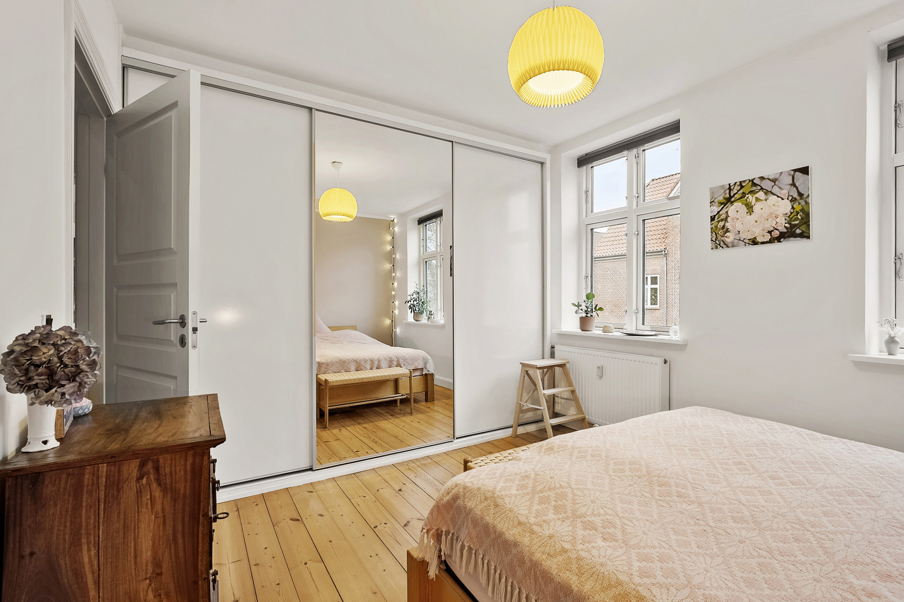 Fremhævet soveværelse billede i fuldskærmstilstand. Billede af Østervænget 3, 1., 5000 Odense C