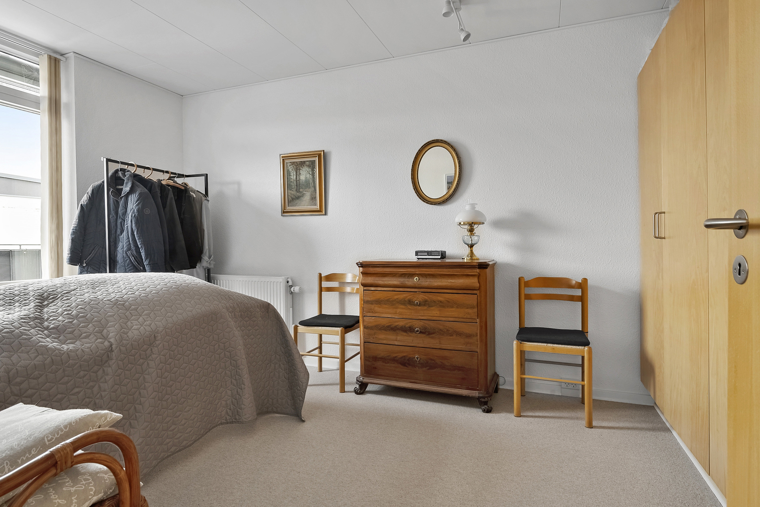 Fremhævet soveværelse billede i fuldskærmstilstand. Billede af Banegårdsparken 3, 3. 4., 8300 Odder
