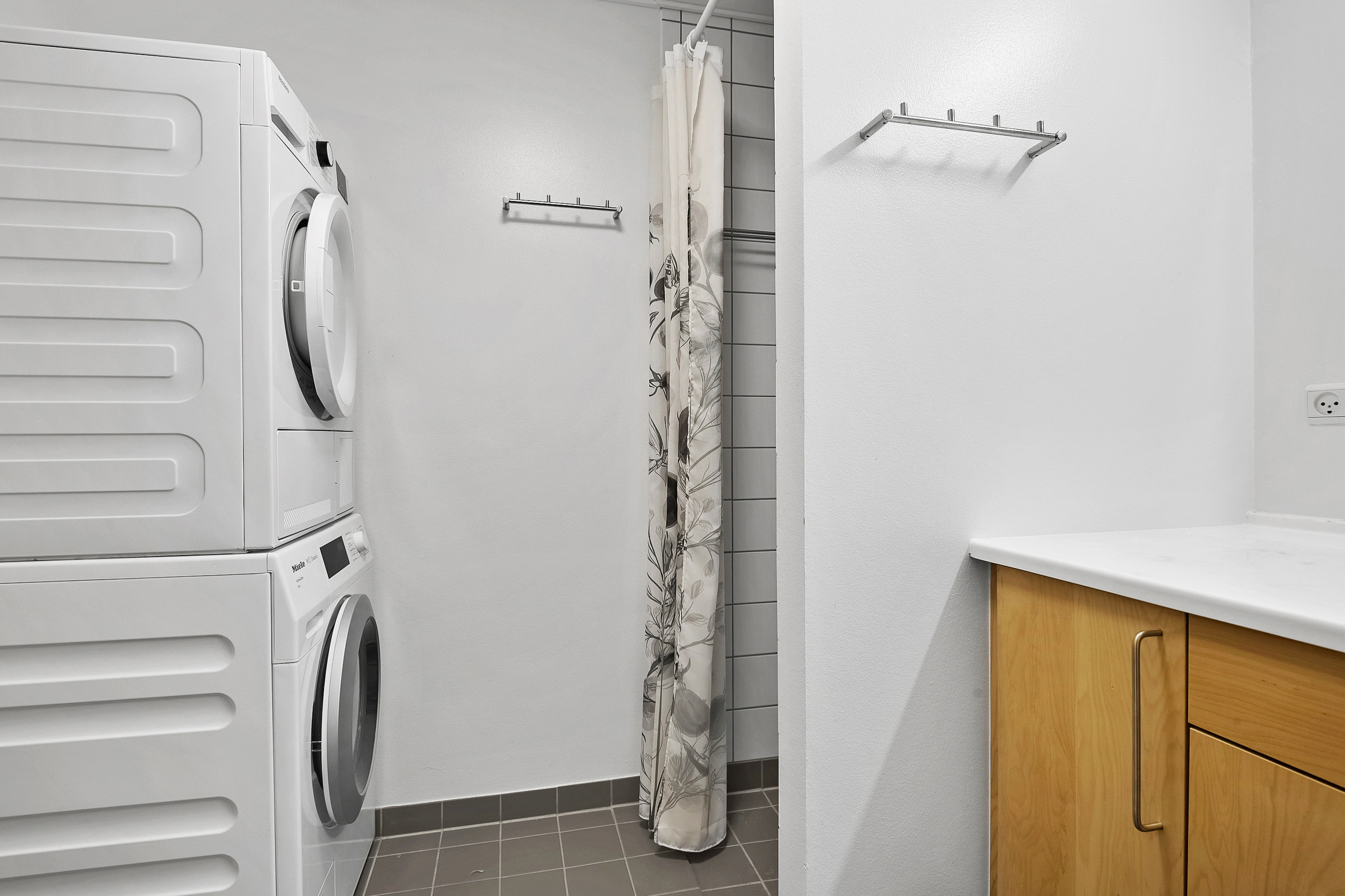 Fremhævet badeværelse billede i fuldskærmstilstand. Billede af Banegårdsparken 3, 3. 4., 8300 Odder