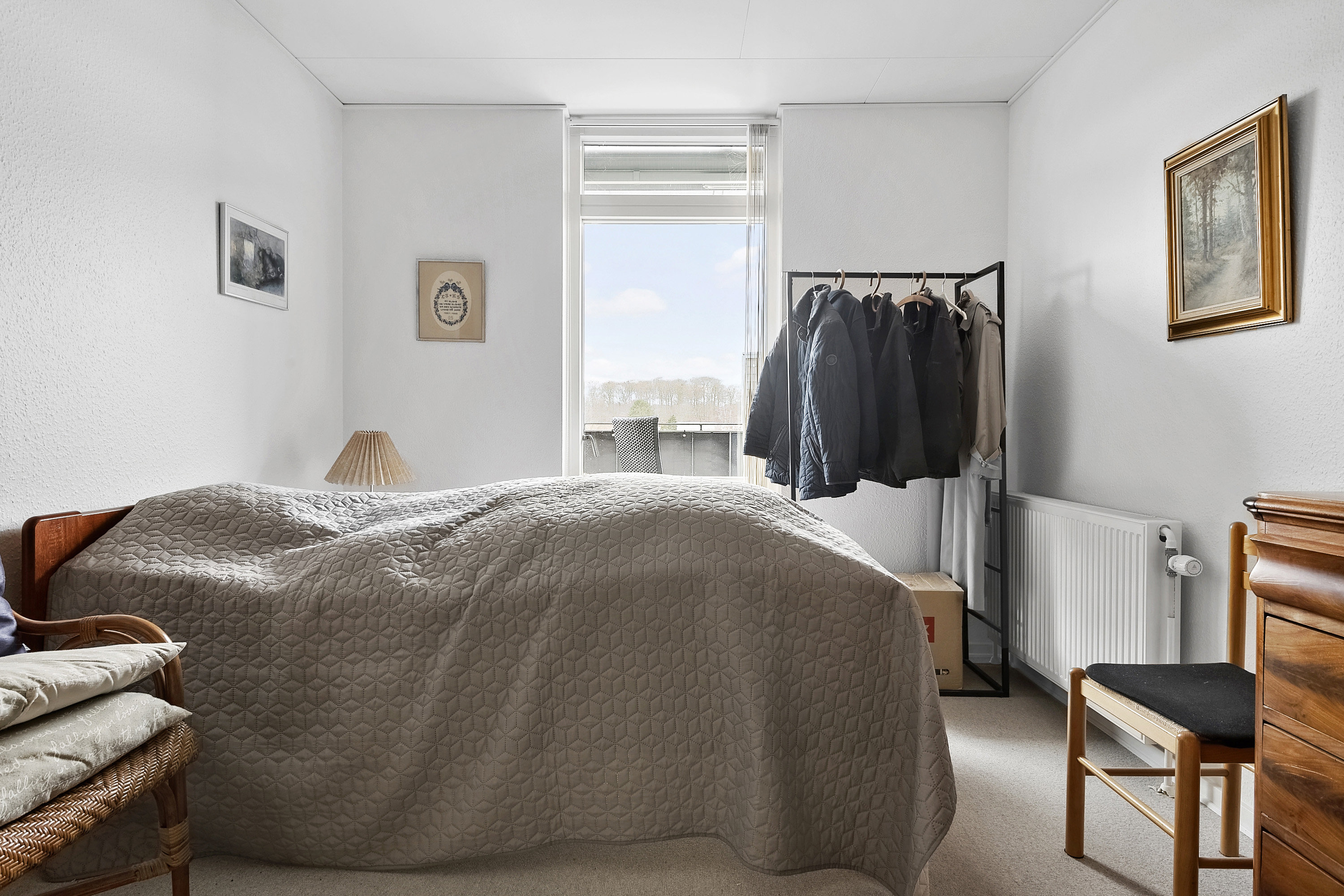 Fremhævet soveværelse billede i fuldskærmstilstand. Billede af Banegårdsparken 3, 3. 4., 8300 Odder