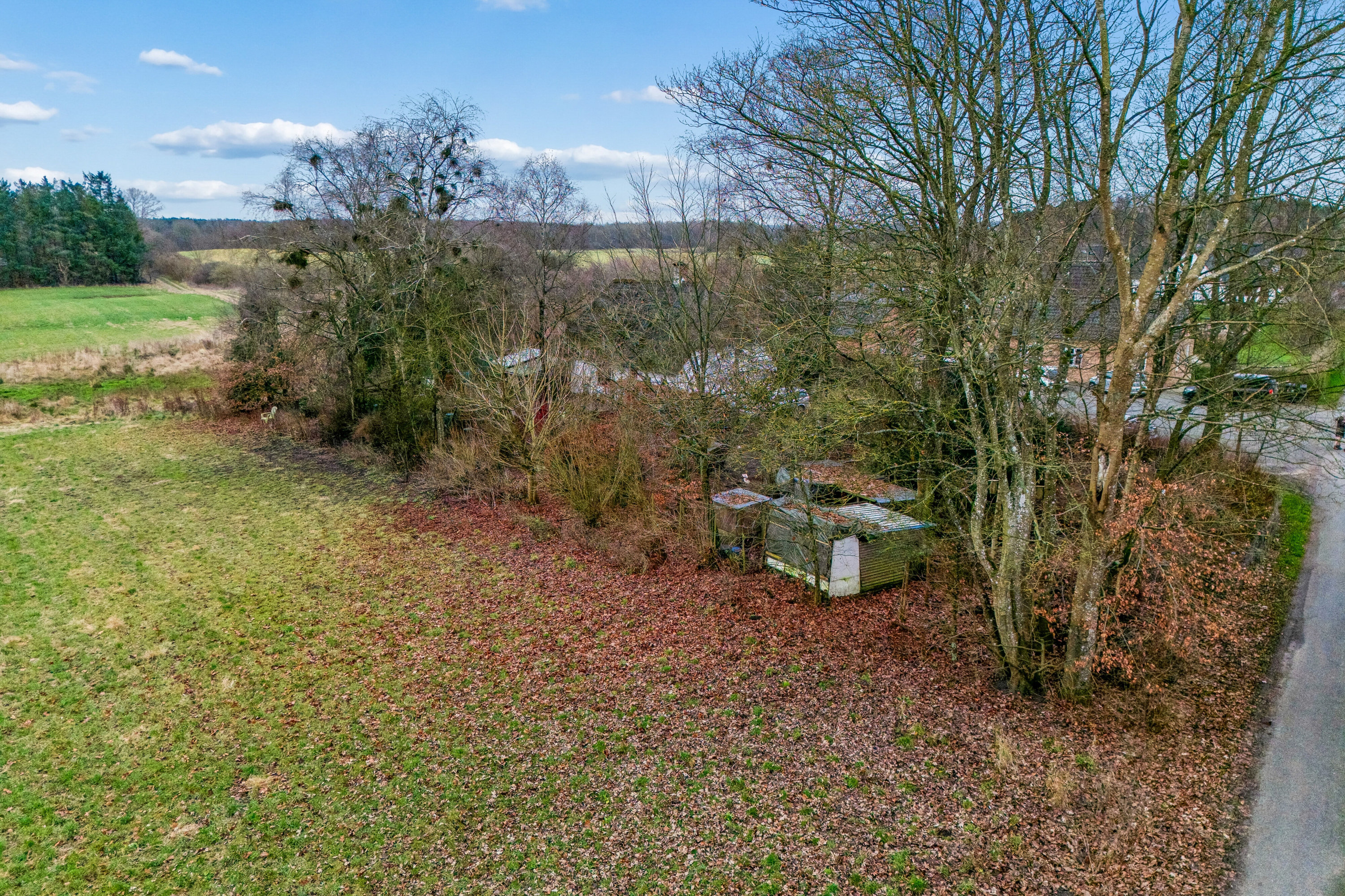 Fremhævet luftfoto billede i fuldskærmstilstand. Billede af Bøllemosen 10, 5771 Stenstrup