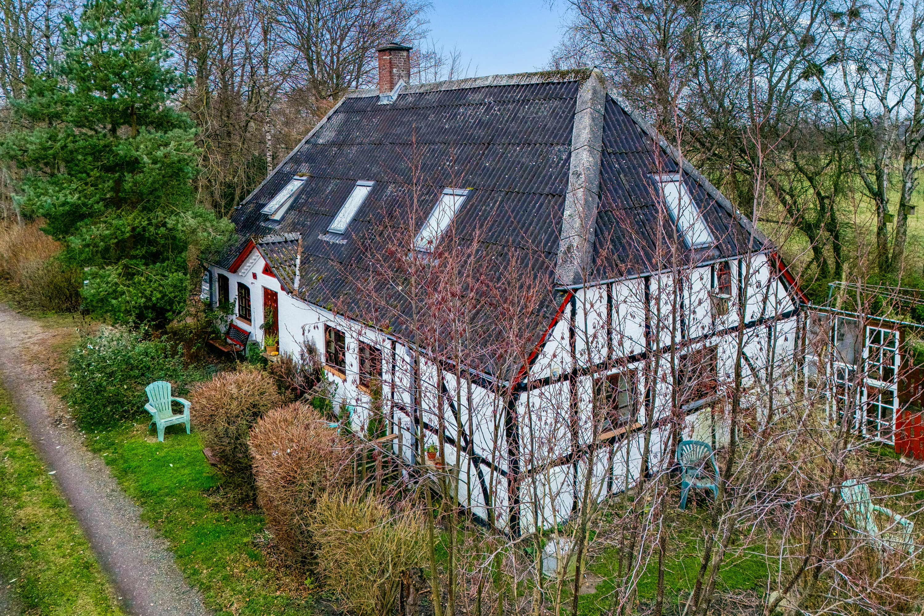 Miniaturebillede 1: luftfoto. Billede af Bøllemosen 10, 5771 Stenstrup