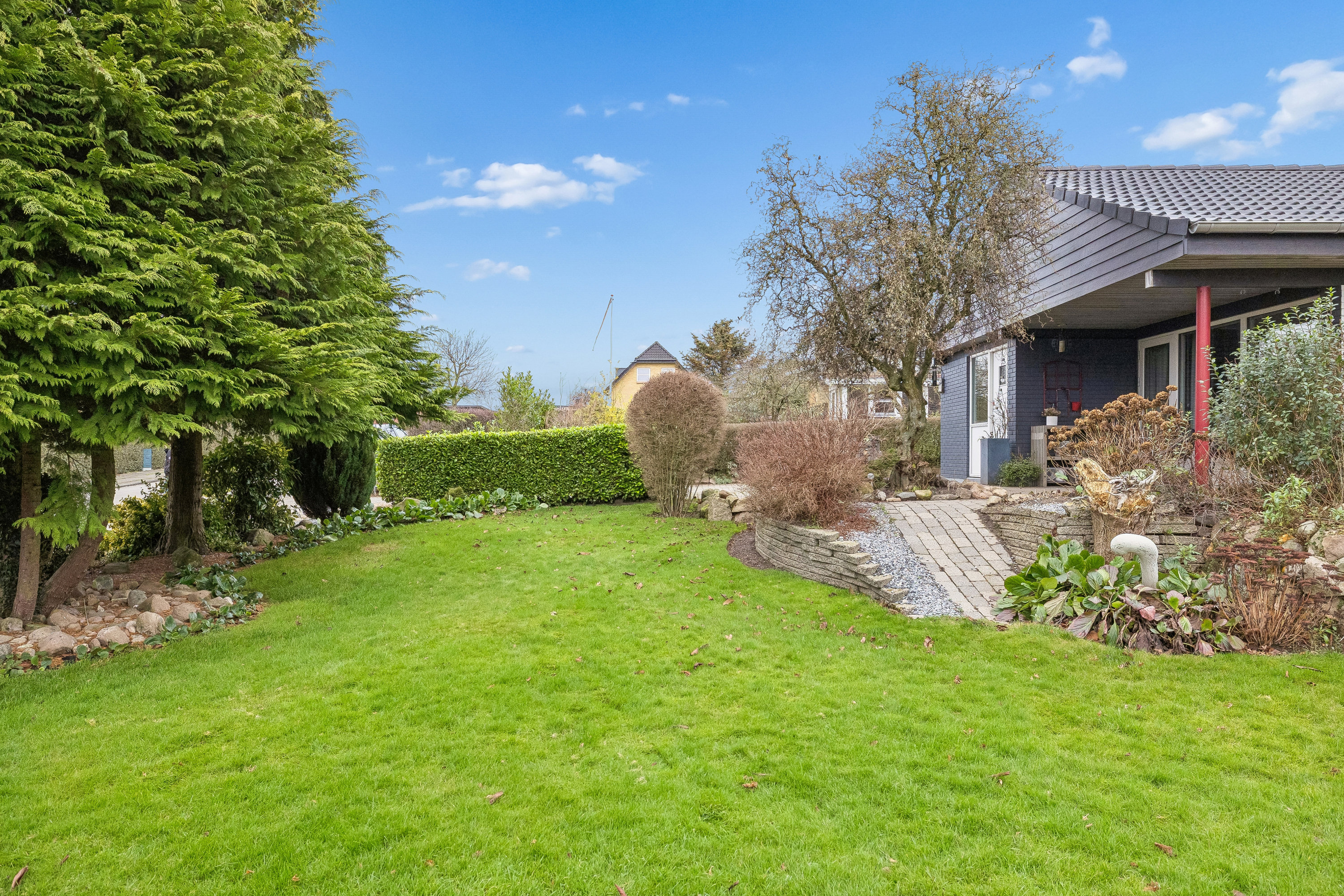 Fremhævet have billede i fuldskærmstilstand. Billede af Sønderbækparken 7, Fruering, 8660 Skanderborg