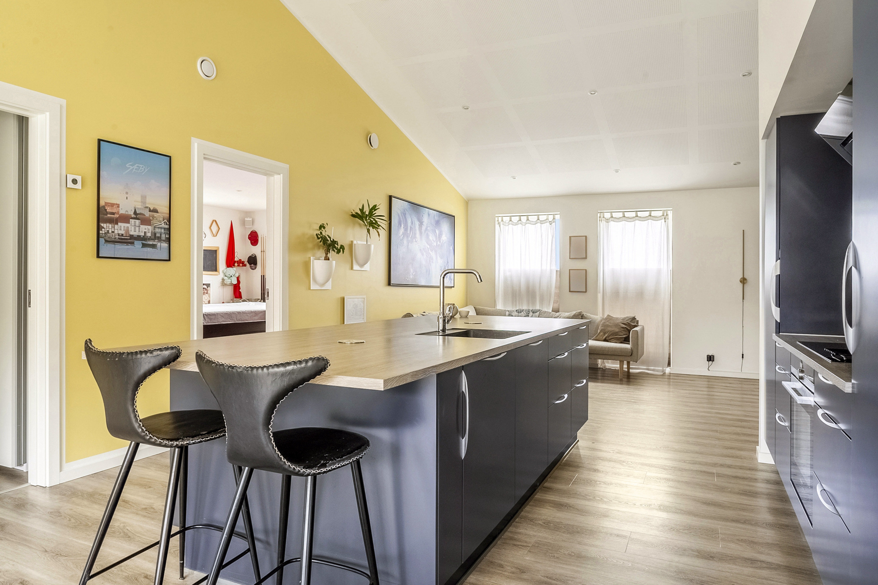 Fremhævet køkken billede i fuldskærmstilstand. Billede af Strået 5, 8751 Gedved