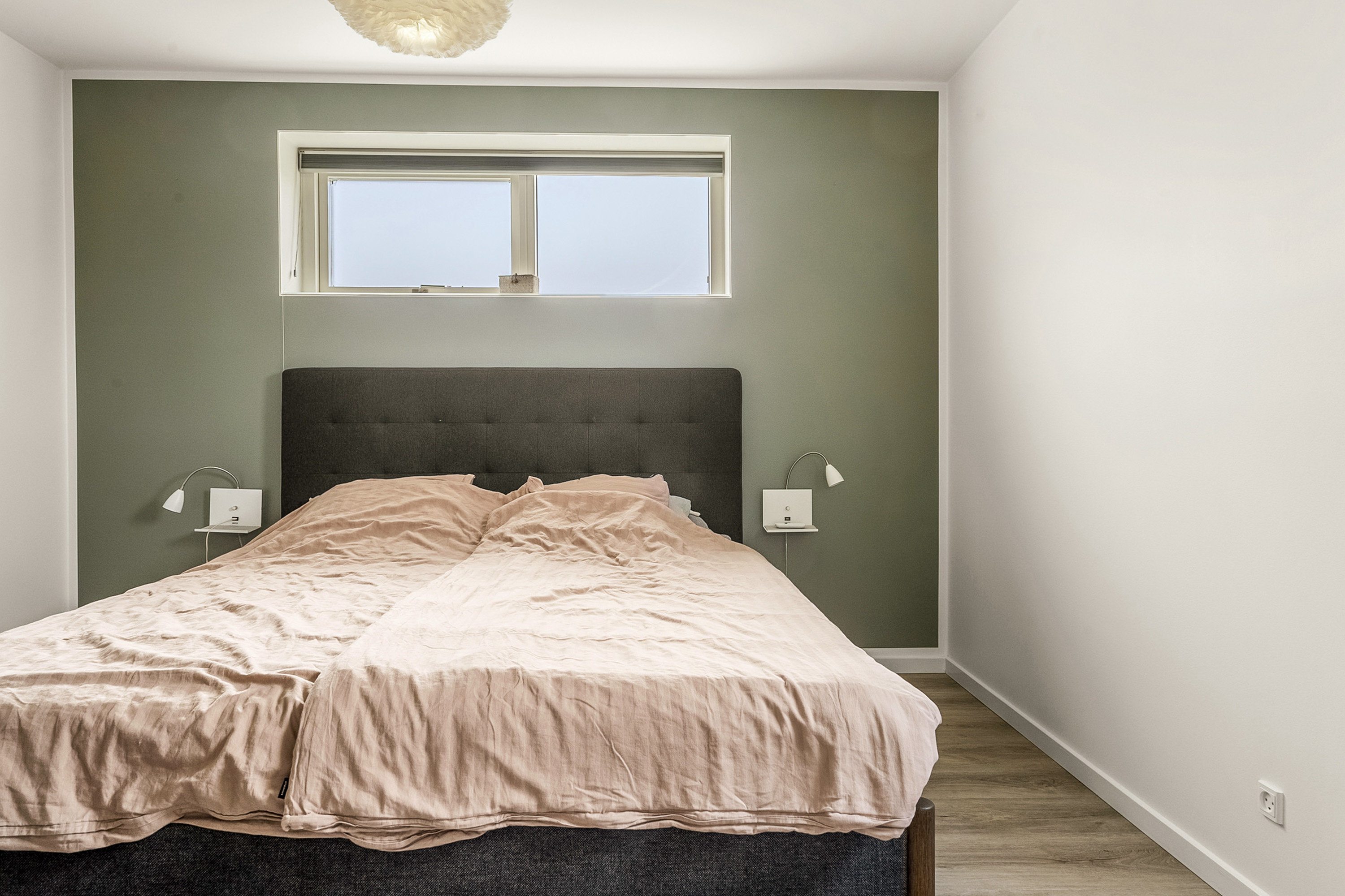 Fremhævet soveværelse billede i fuldskærmstilstand. Billede af Strået 5, 8751 Gedved