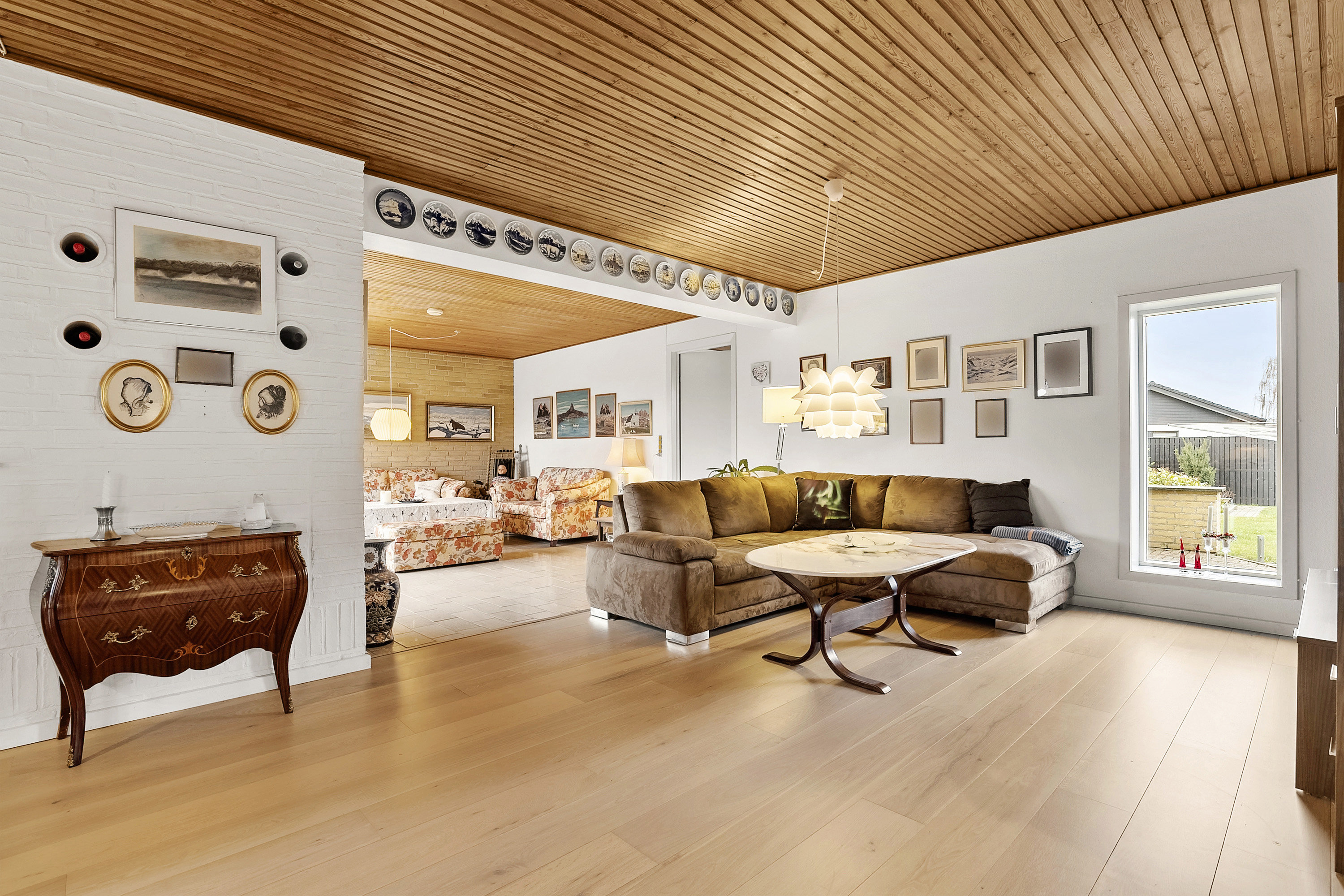 Fremhævet stue billede i fuldskærmstilstand. Billede af Mellemhaverne 4, Bullerup, 5320 Agedrup