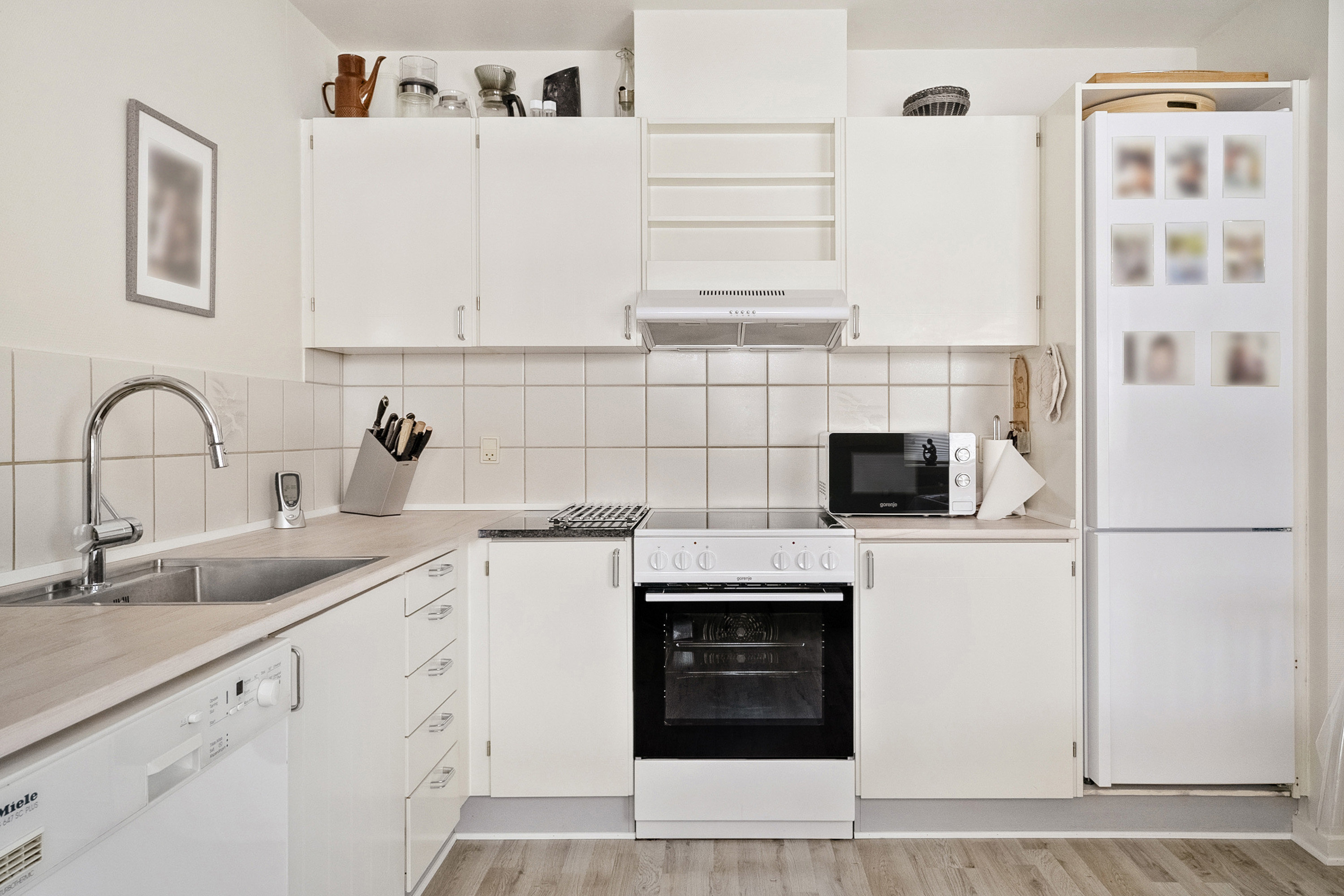 Fremhævet køkken billede i fuldskærmstilstand. Billede af Niels Juels Gade 8, 8700 Horsens