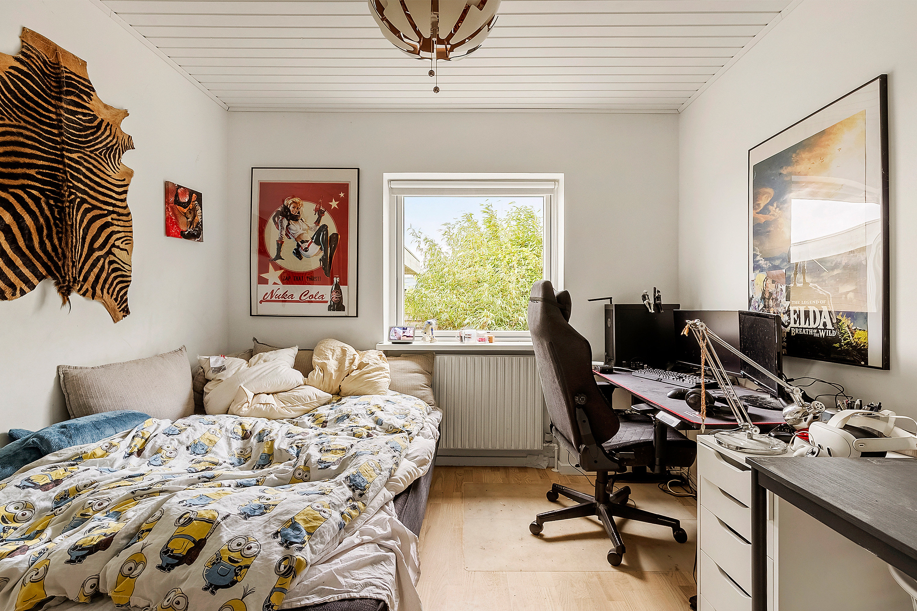 Fremhævet soveværelse billede i fuldskærmstilstand. Billede af Rosenvænget 38, 8362 Hørning