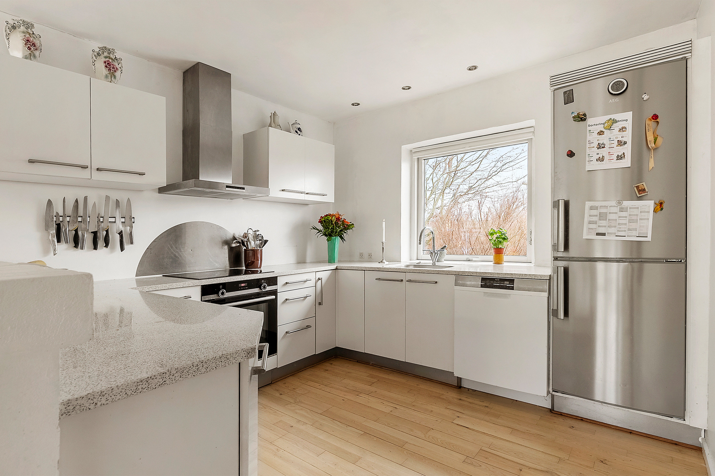 Fremhævet køkken billede i fuldskærmstilstand. Billede af Rosenvænget 38, 8362 Hørning