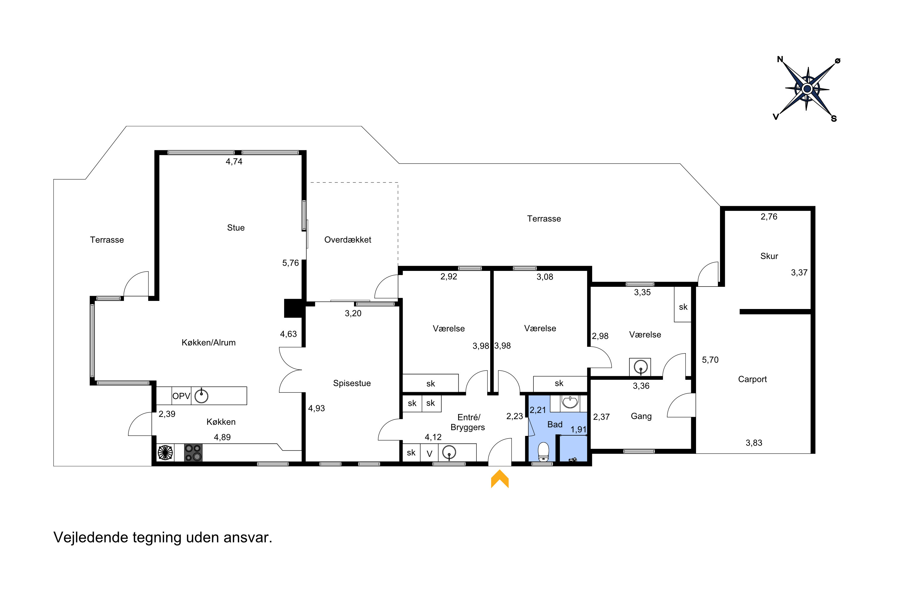 Plantegninger billede af Rapsmarken 16, 9970 Strandby